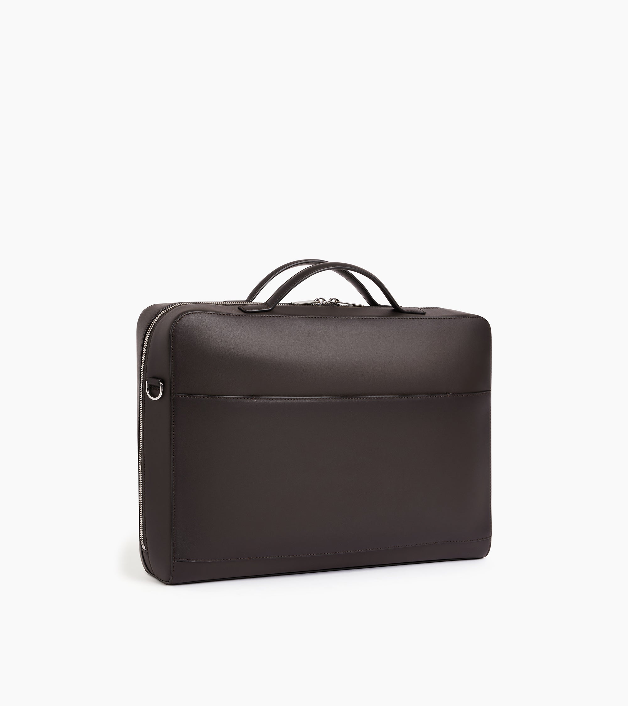 Albert 14" Briefcase in smooth leather