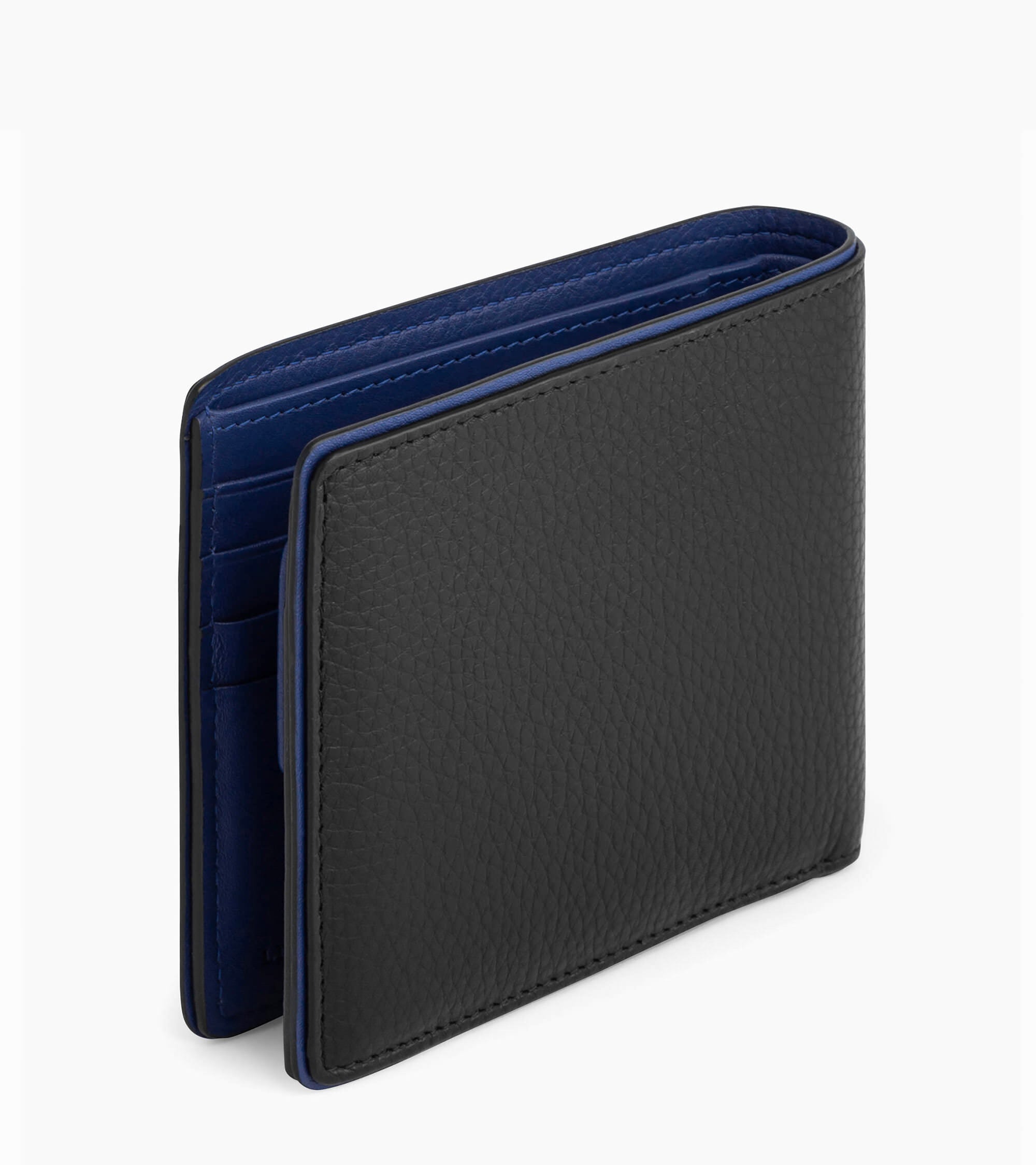 Augustin horizontal flap pocket wallet in grained leather