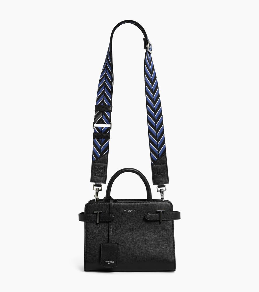 Adjustable striped shoulder strap