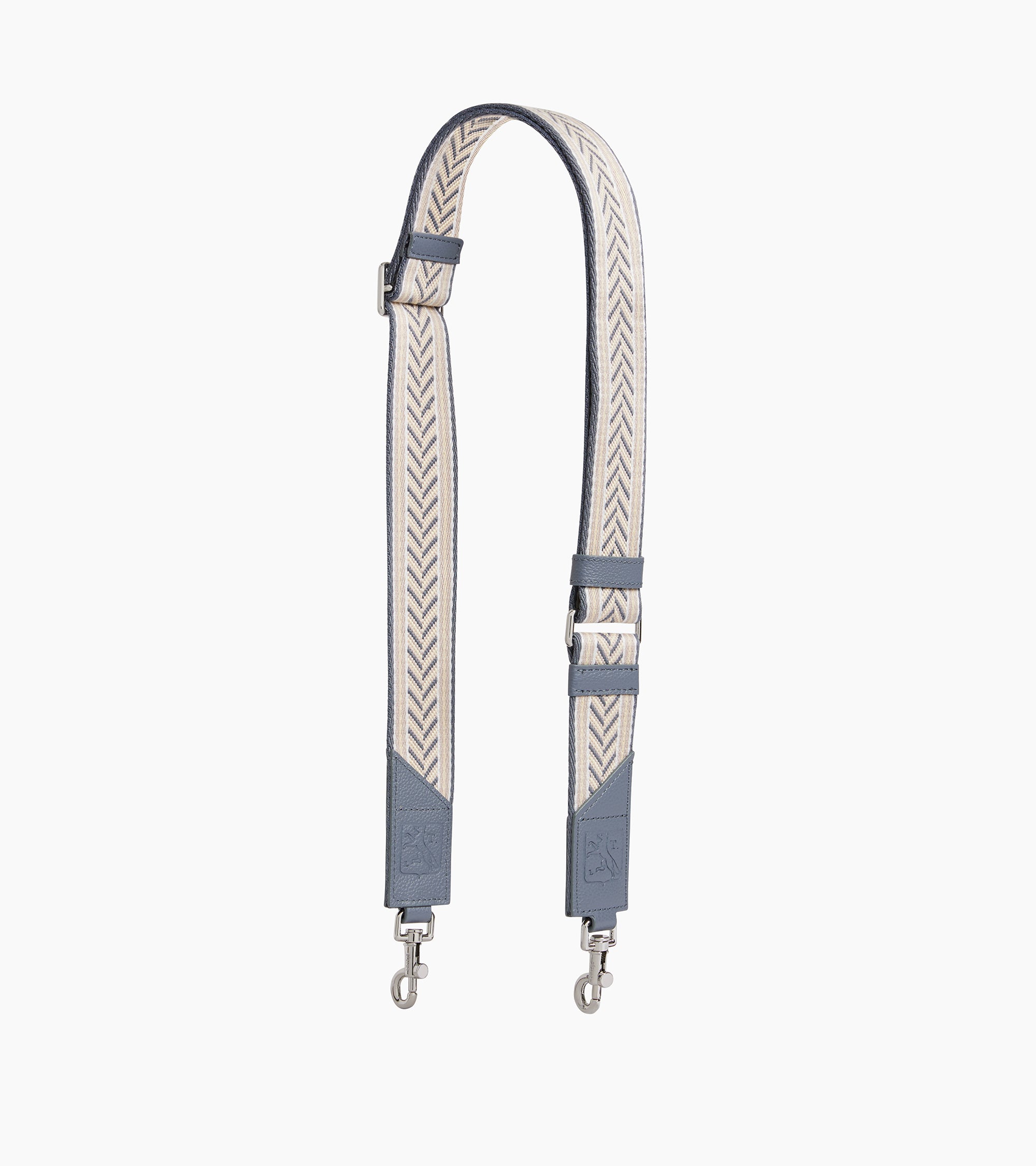 Adjustable striped shoulder strap