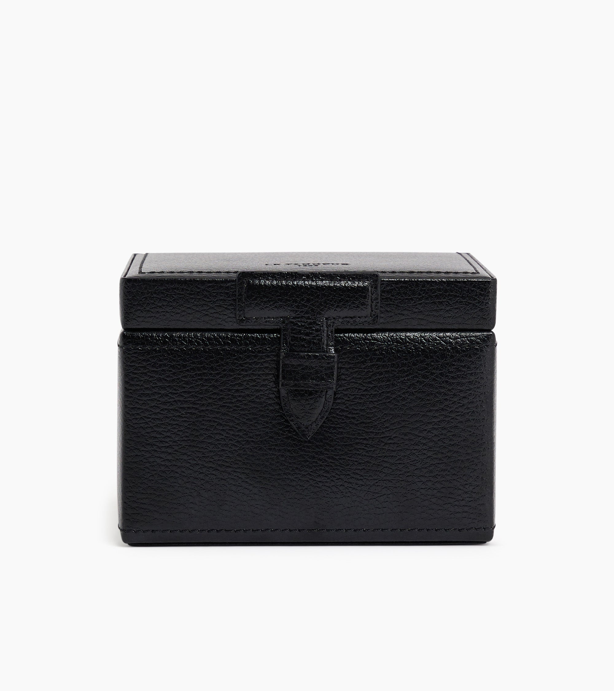 2-watch and cufflink box in leather