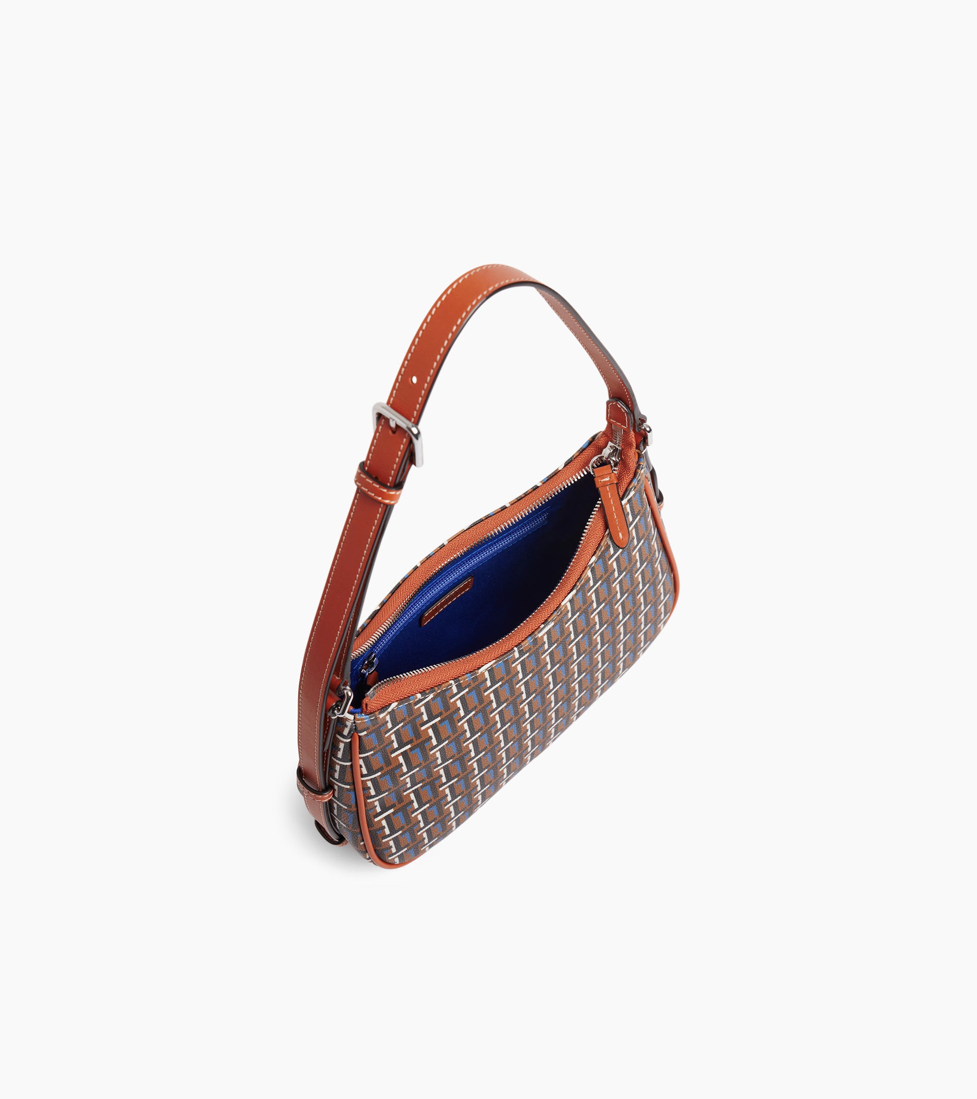 Camille small shoulder bag in monogram canvas