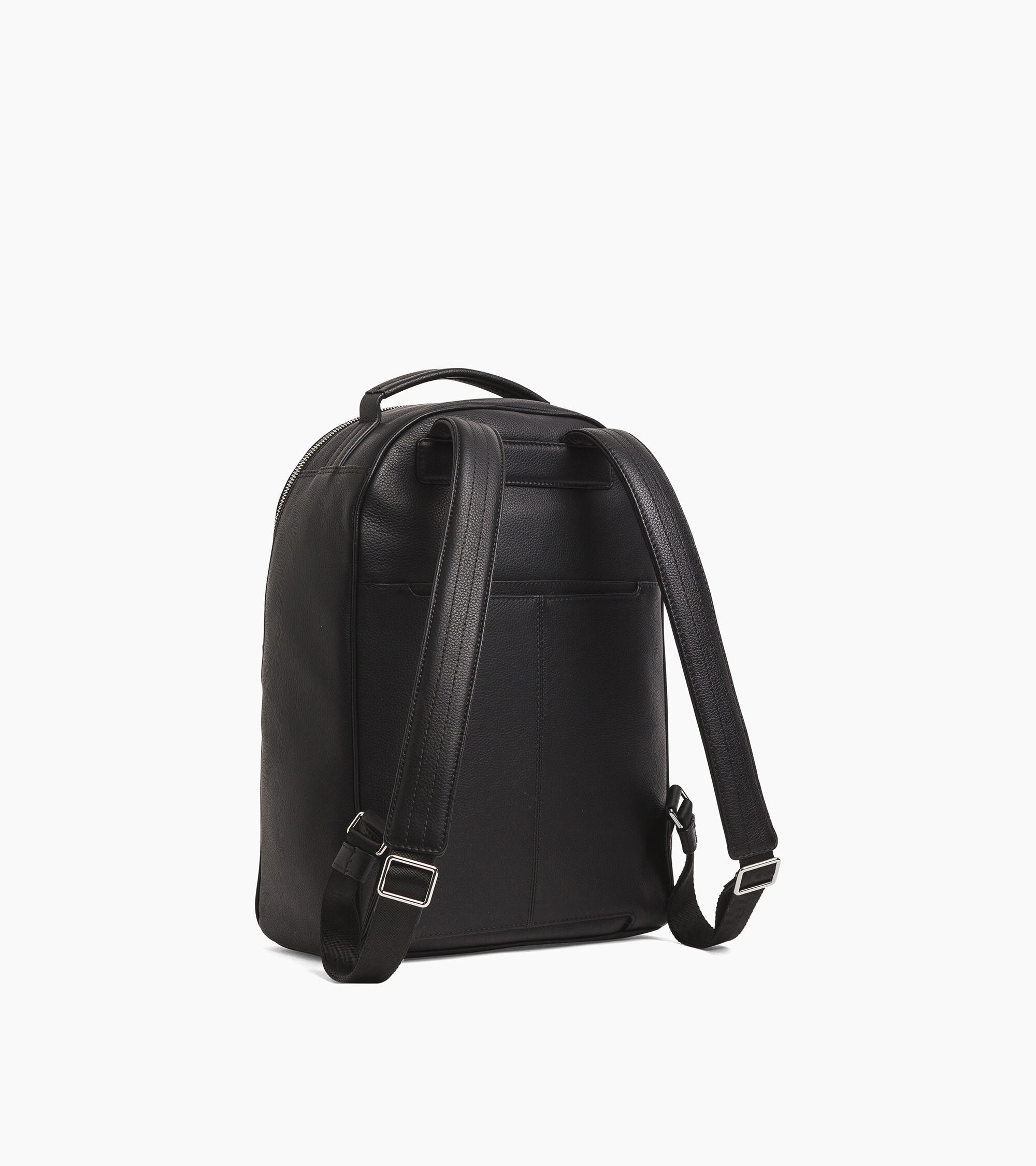 Charles zipped backpack in grained leather