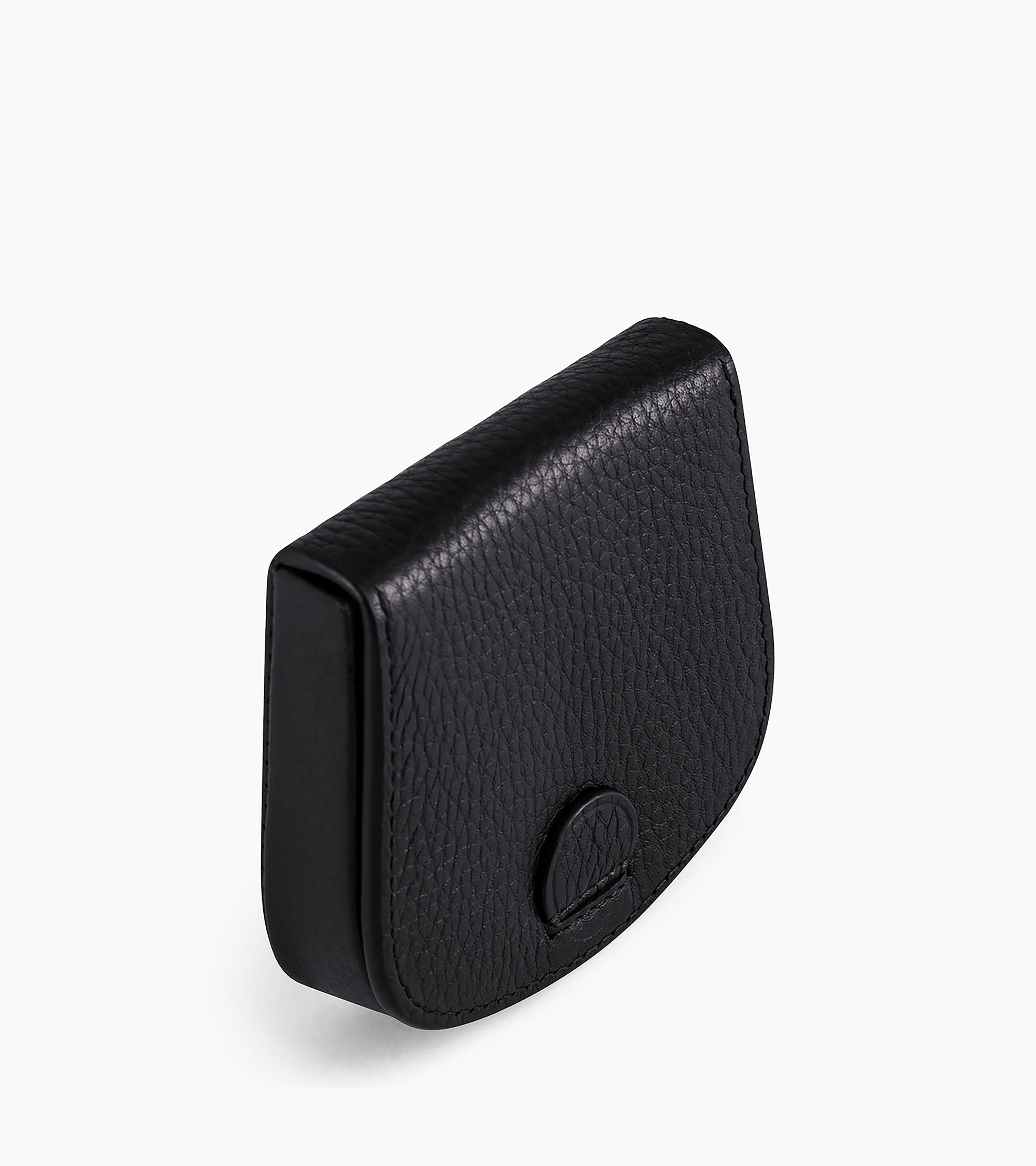 Charles bowl coin purse in grained leather