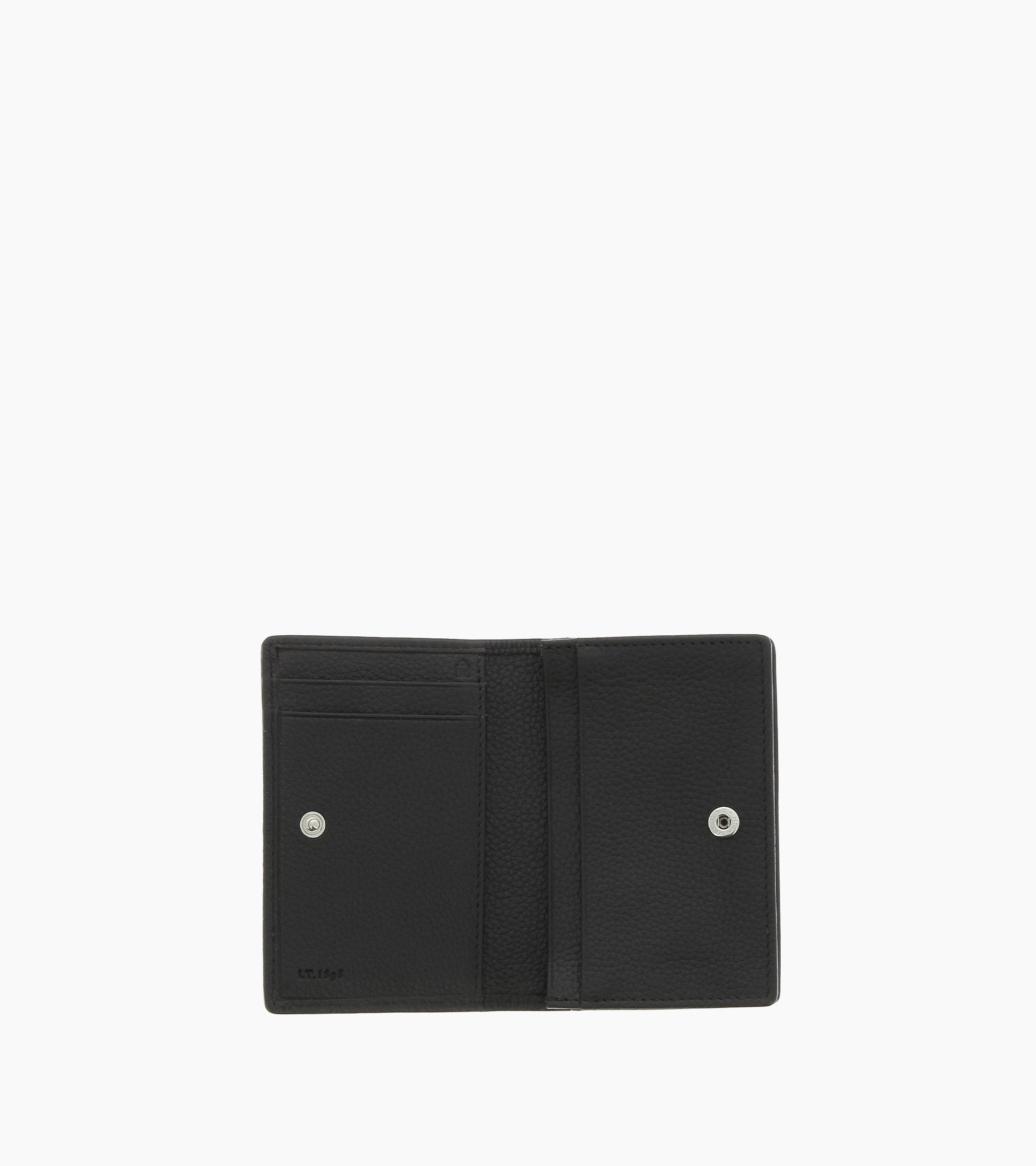 Charles card holder in grained leather