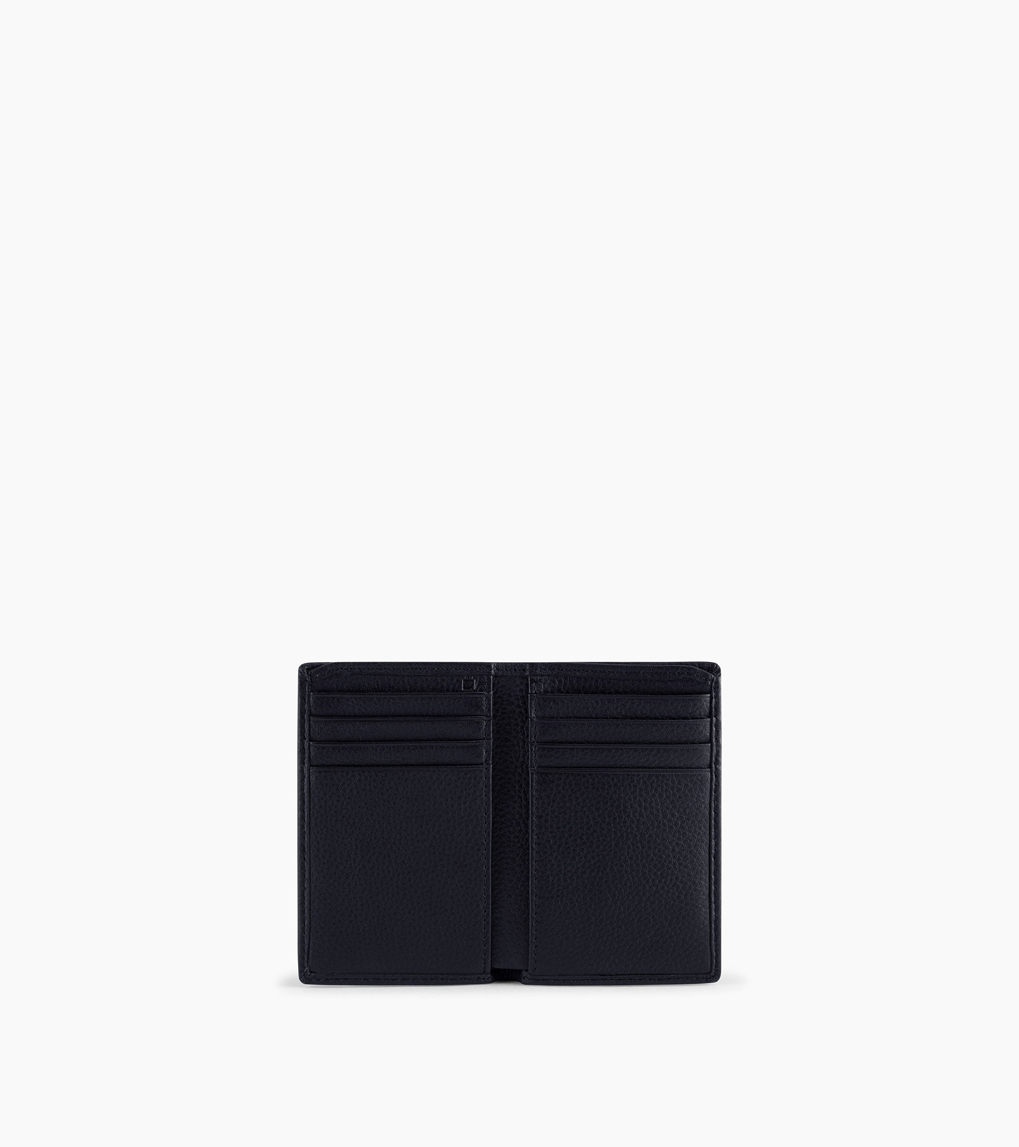 Charles small card holder in grained leather