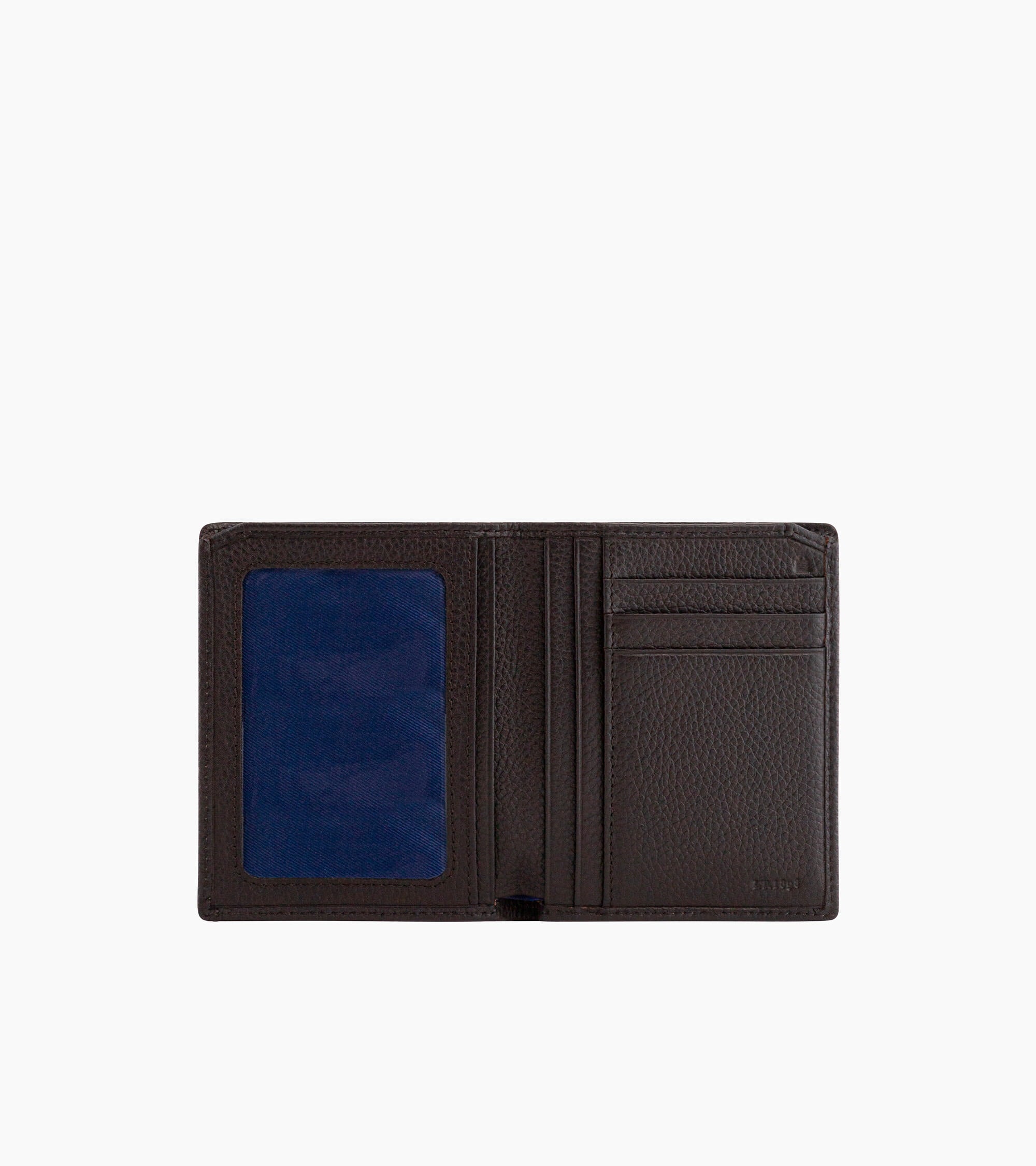 Charles medium-sized card holder in grained leather