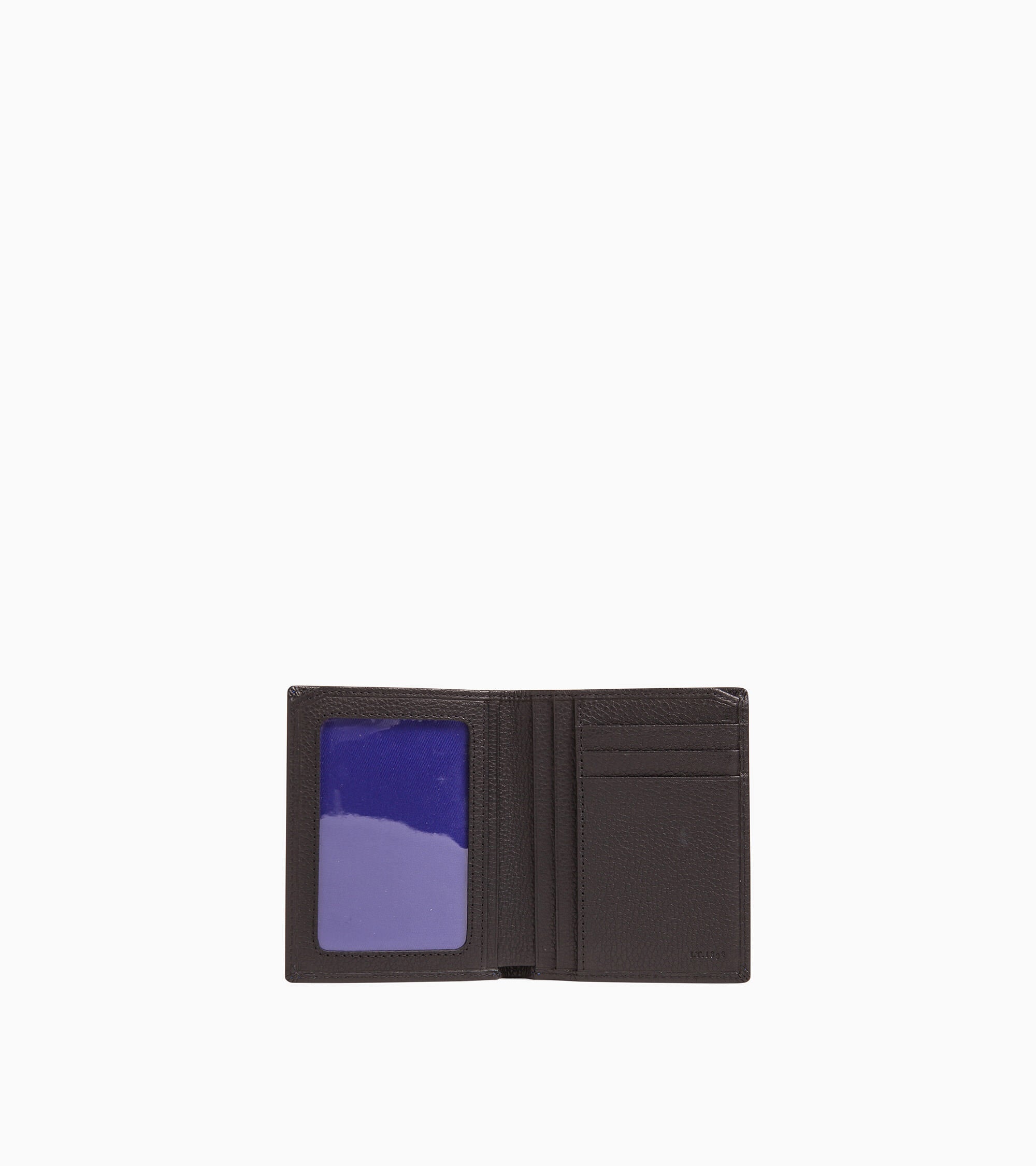 Charles medium-sized card holder in grained leather