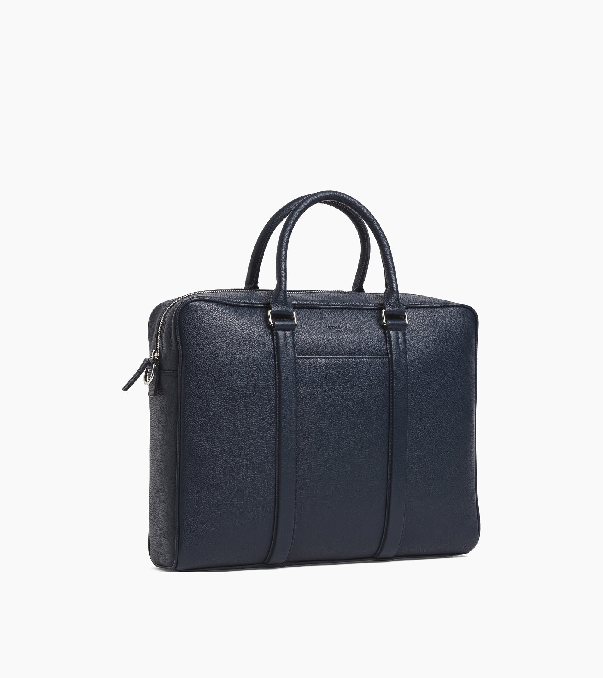 Charles 14" briefcase in grained leather