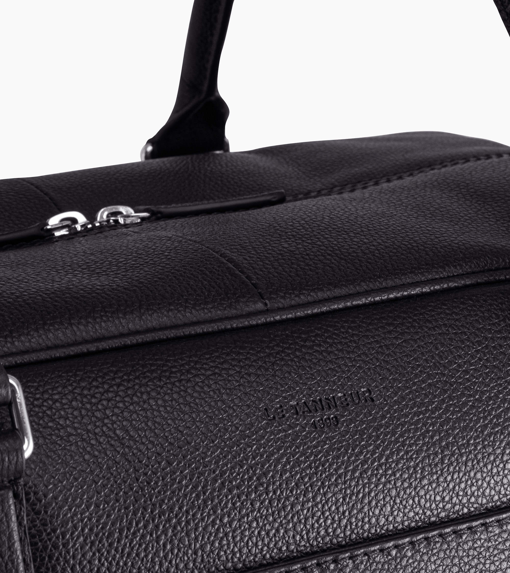 Charles Travel duffle in grained leather