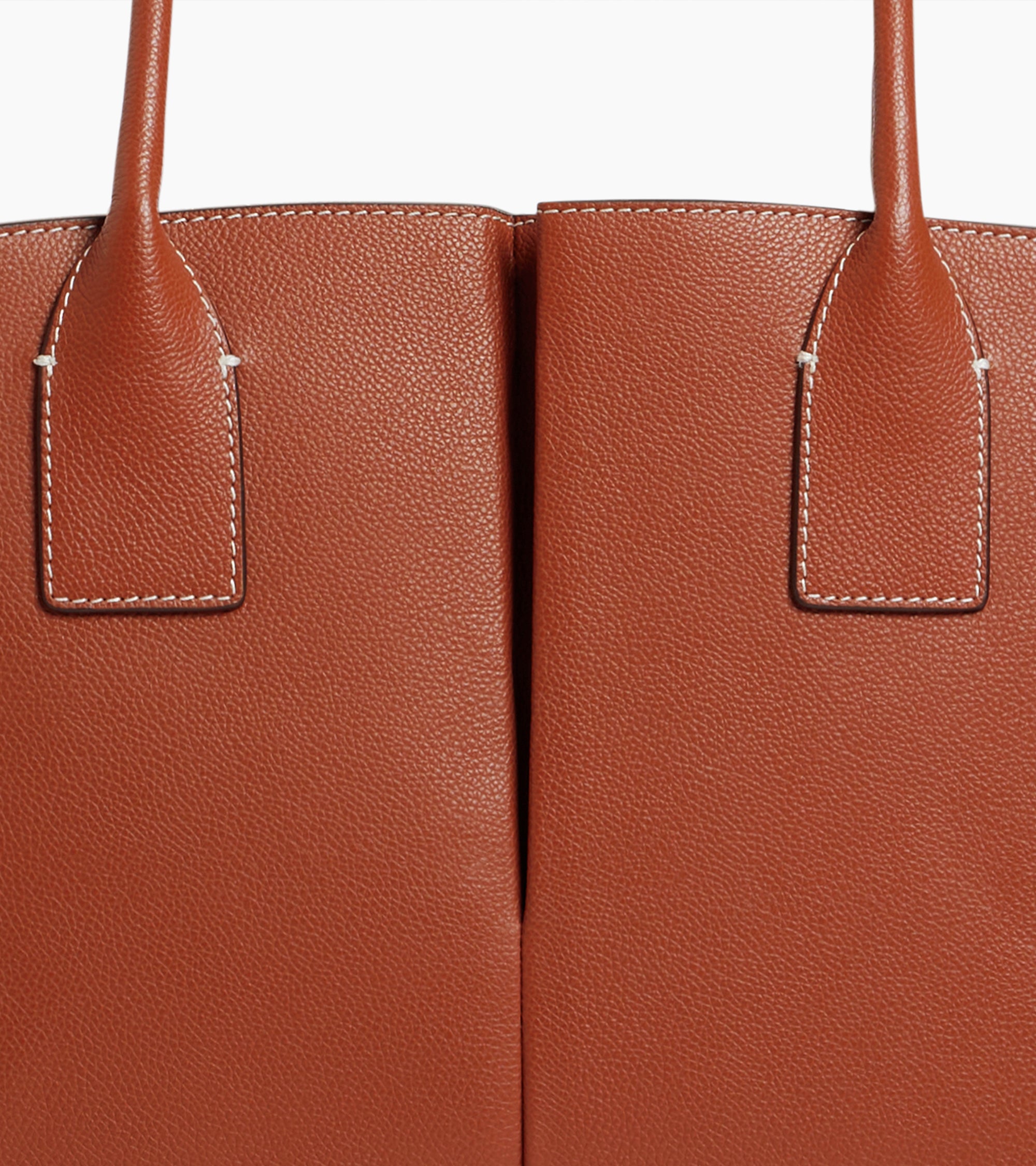 Elena large tote bag in grained leather