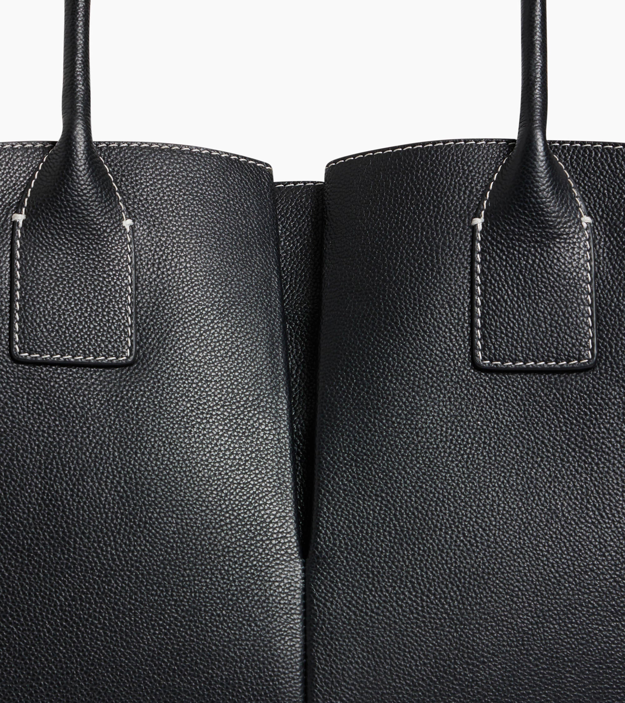 Elena large tote bag in grained leather