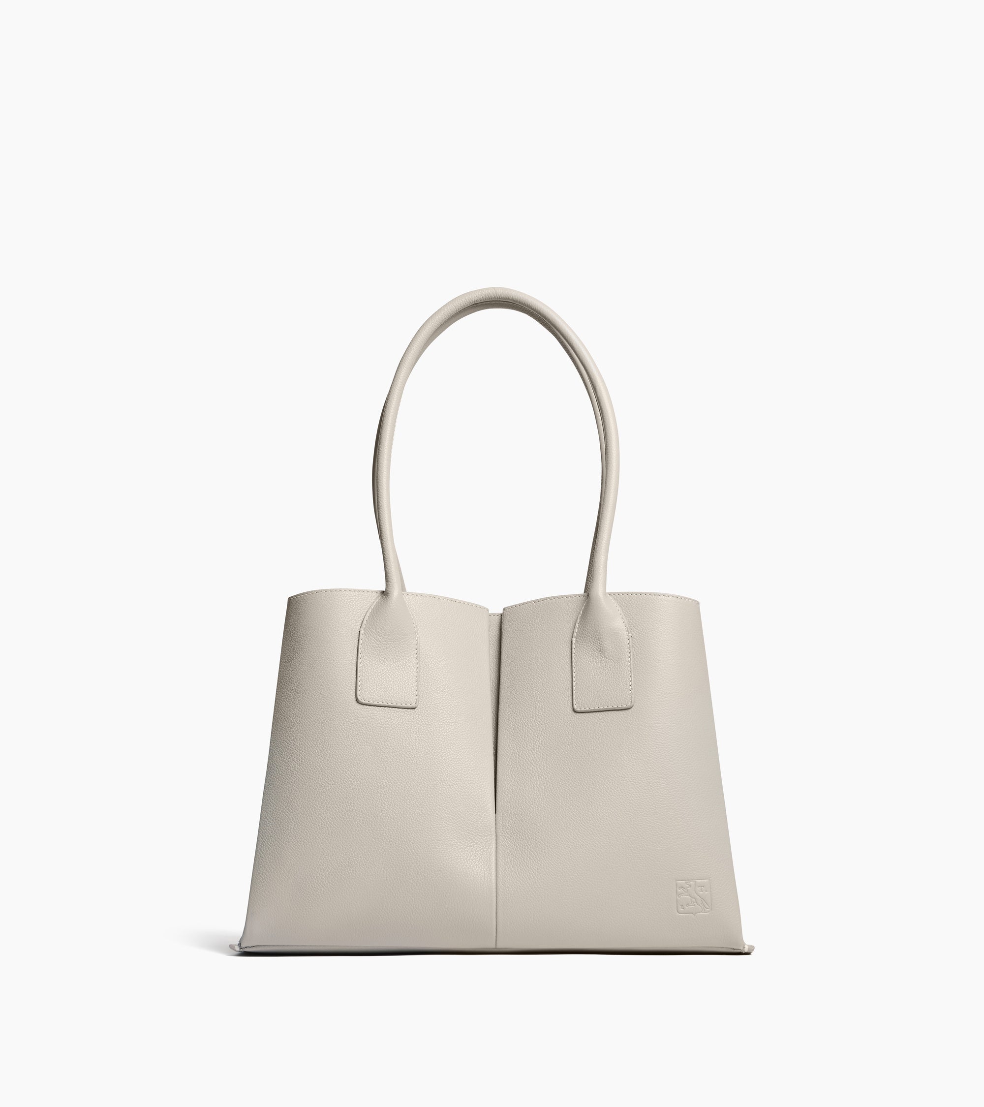 Elena large tote bag in grained leather