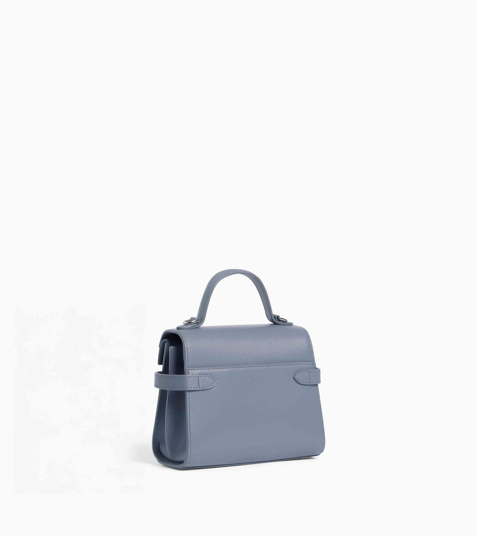 Emilie small double flap handbag in signature T leather