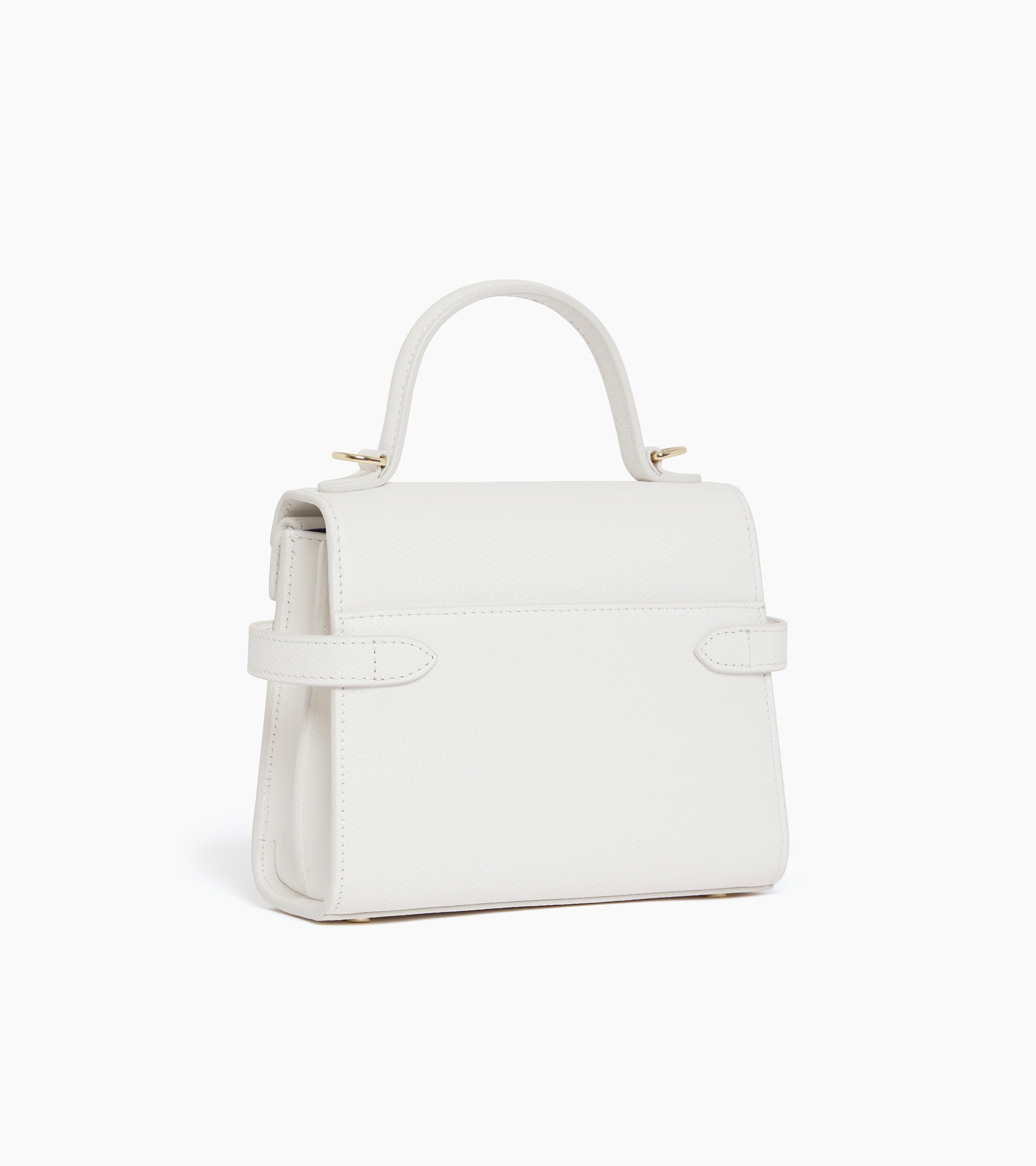 Emilie small double flap handbag in signature T leather