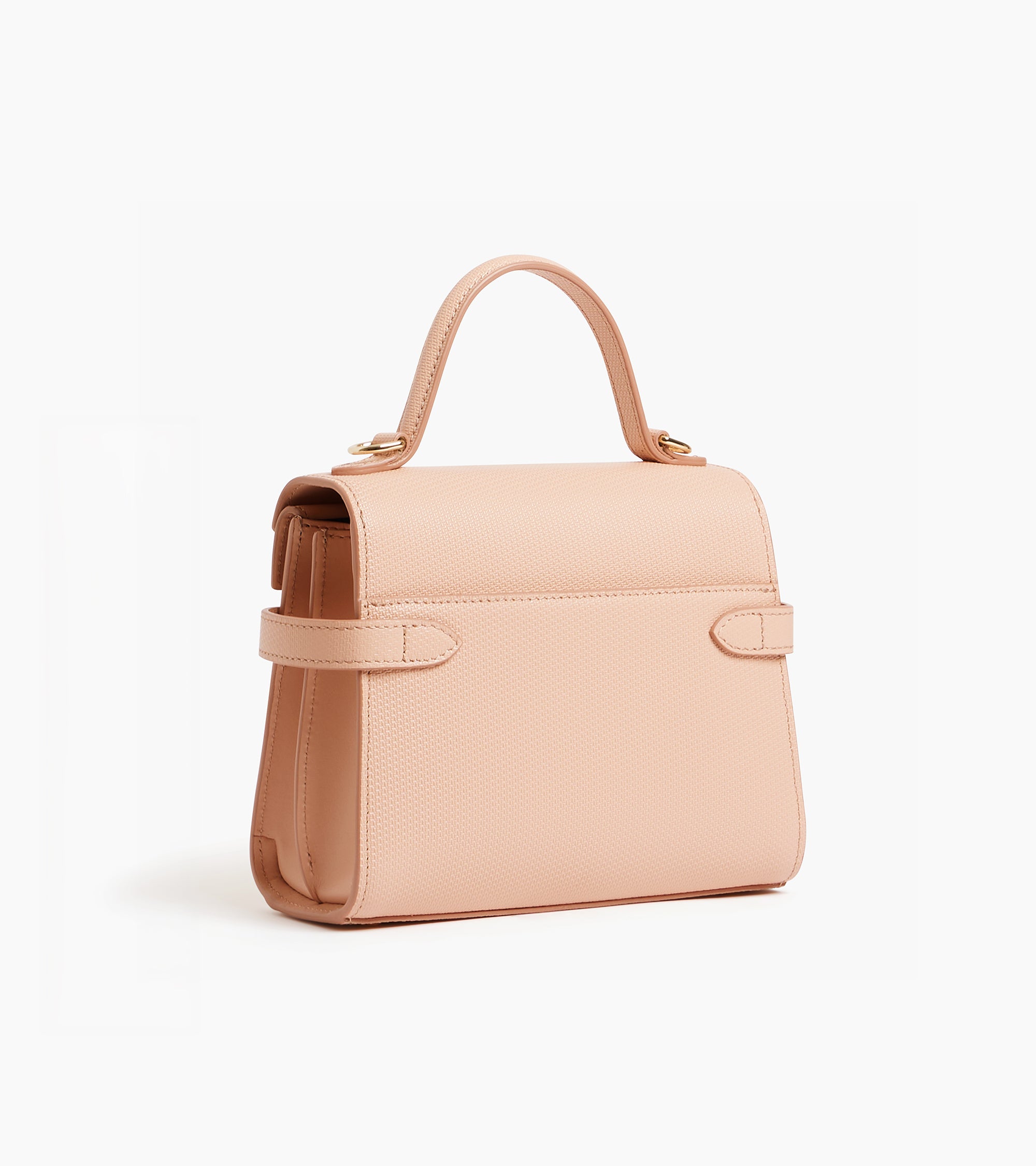 Emilie small double flap handbag in signature T leather