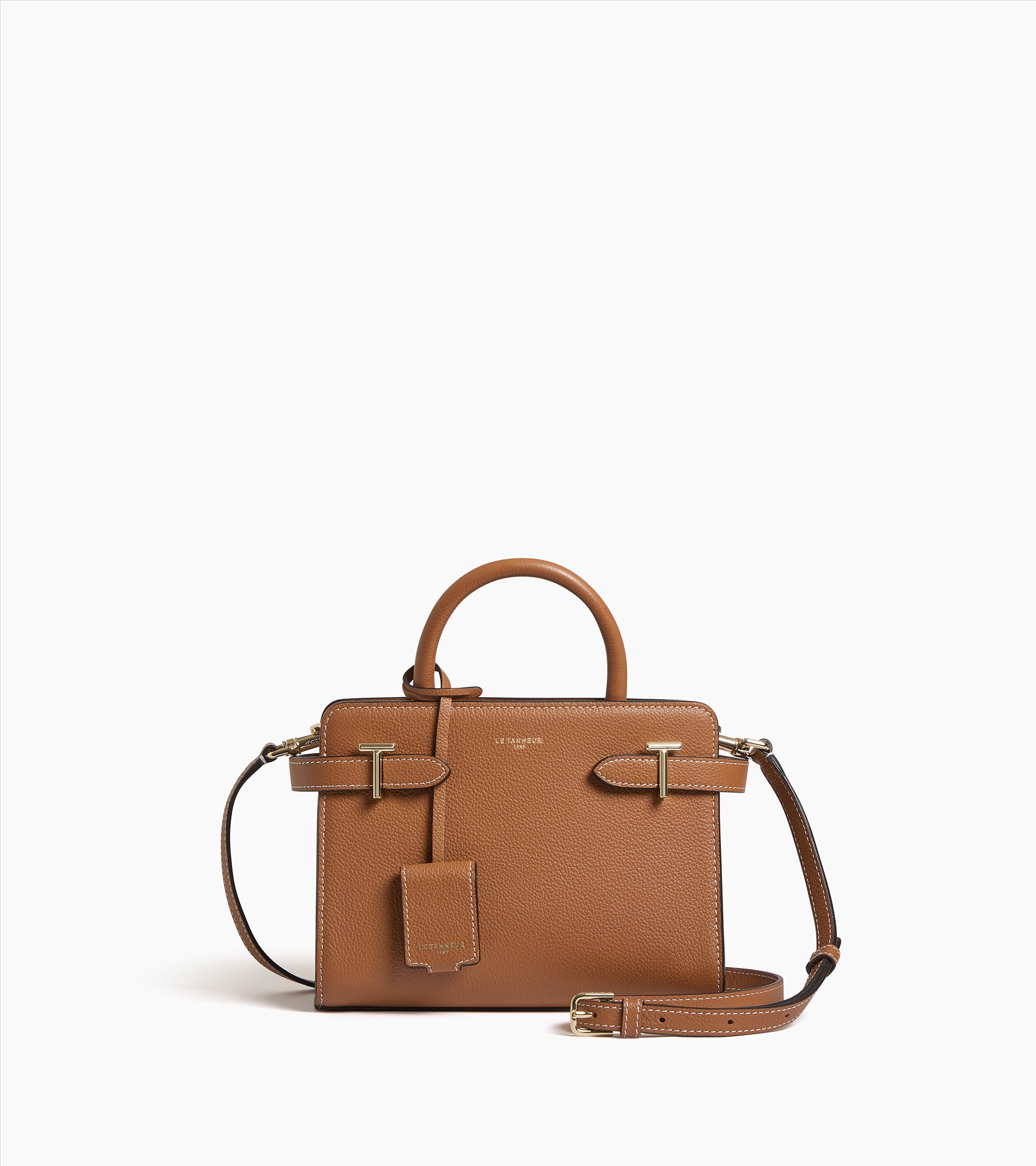 Emilie small handbag in grained leather