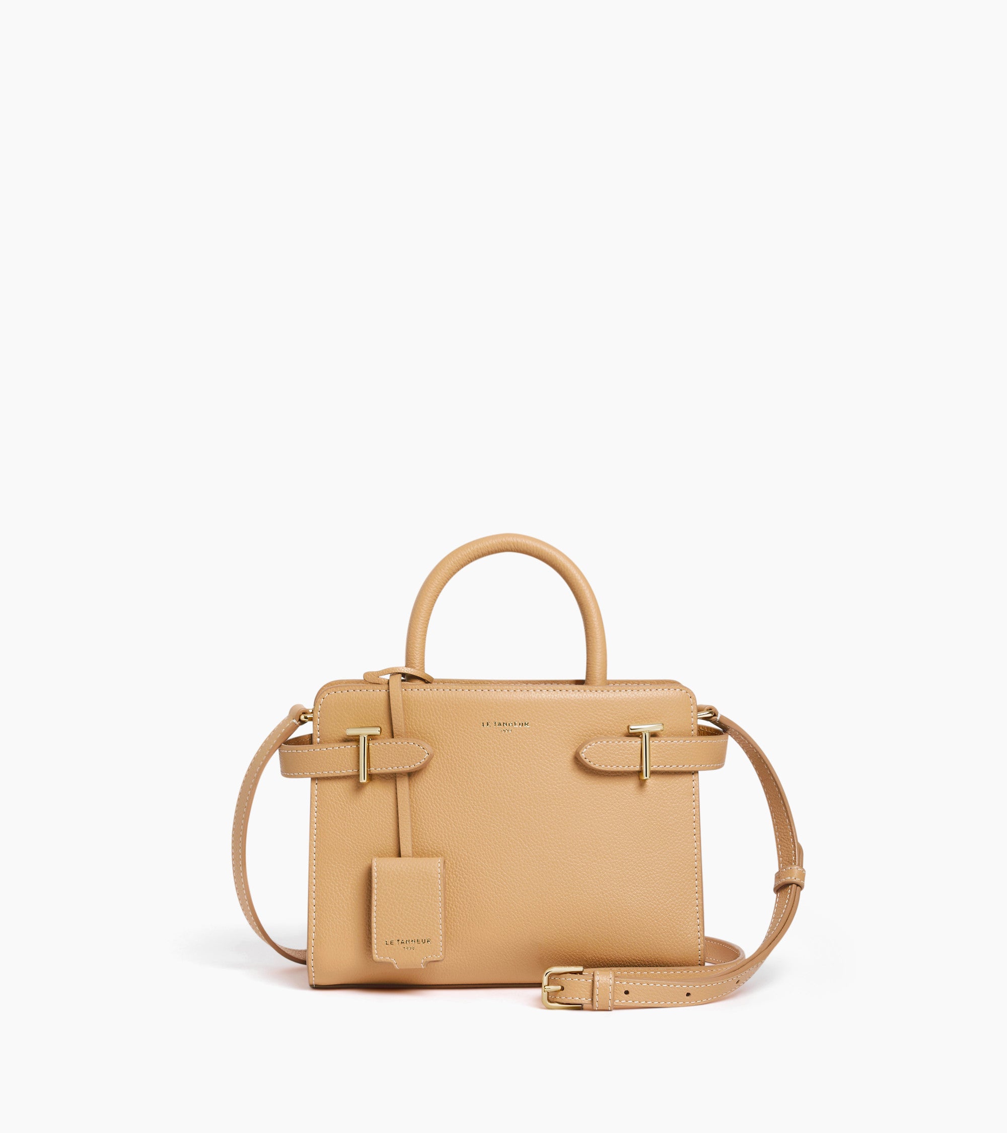 Emilie small handbag in grained leather