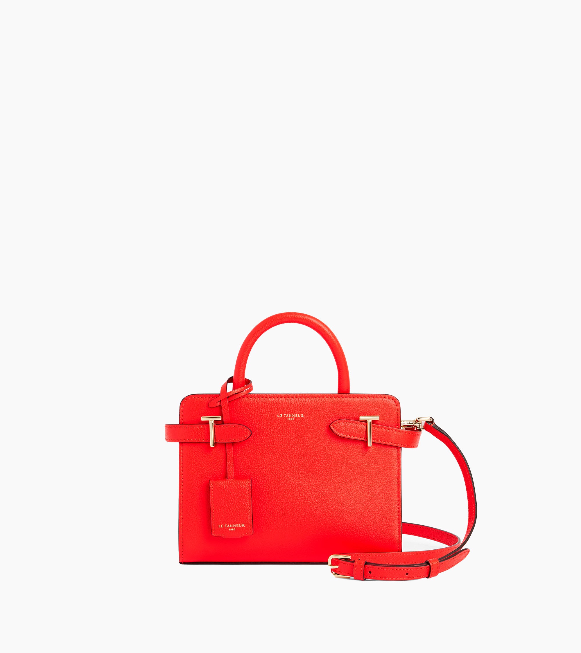 Emilie small handbag in grained leather