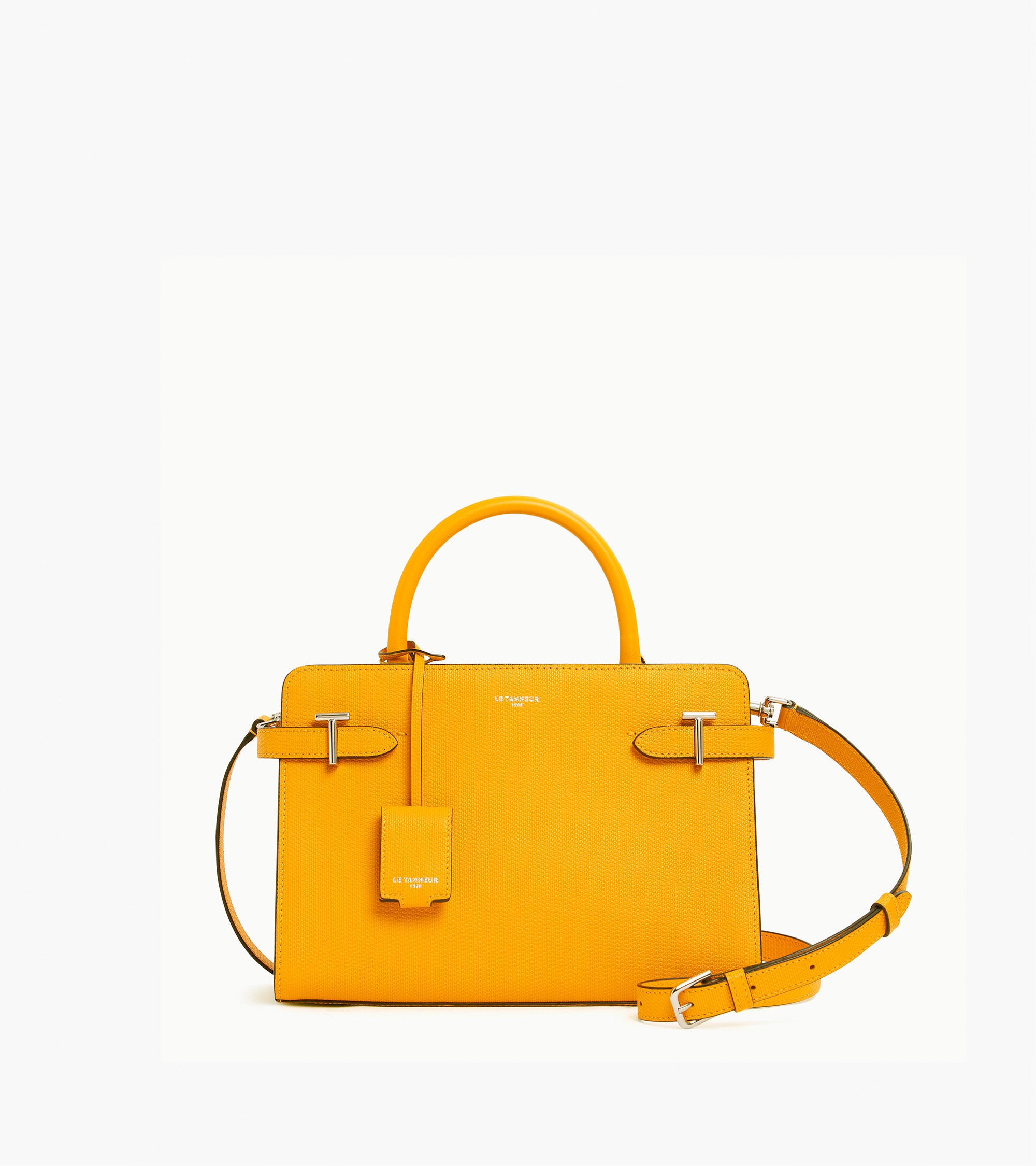 Medium Emilie handbag in T signature leather