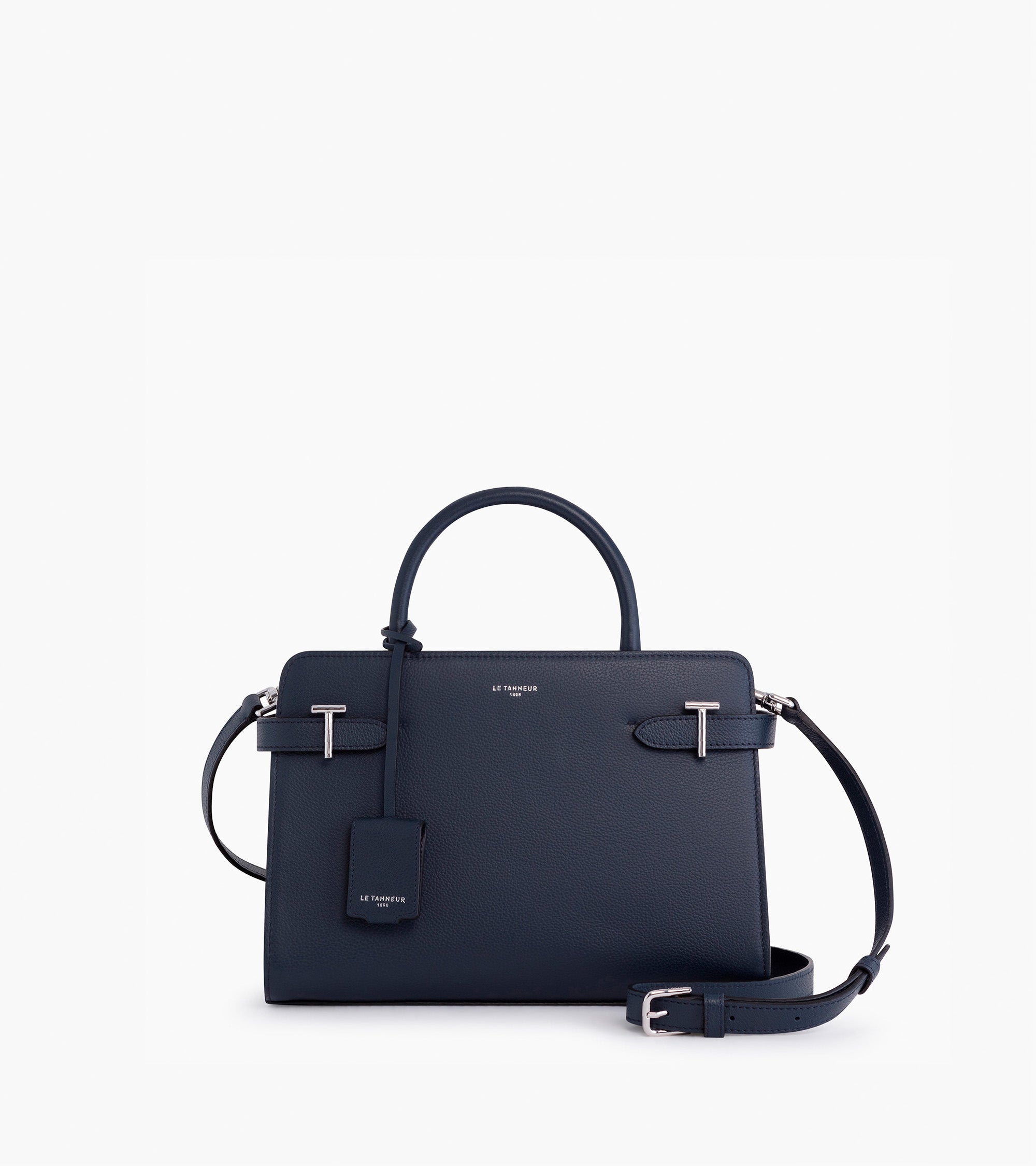 Emilie medium handbag in grained leather