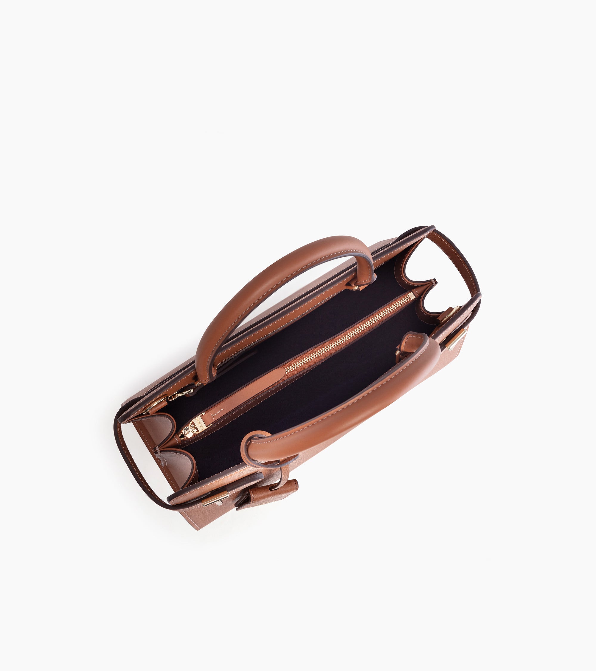 Emilie medium-sized handbag in grained leather
