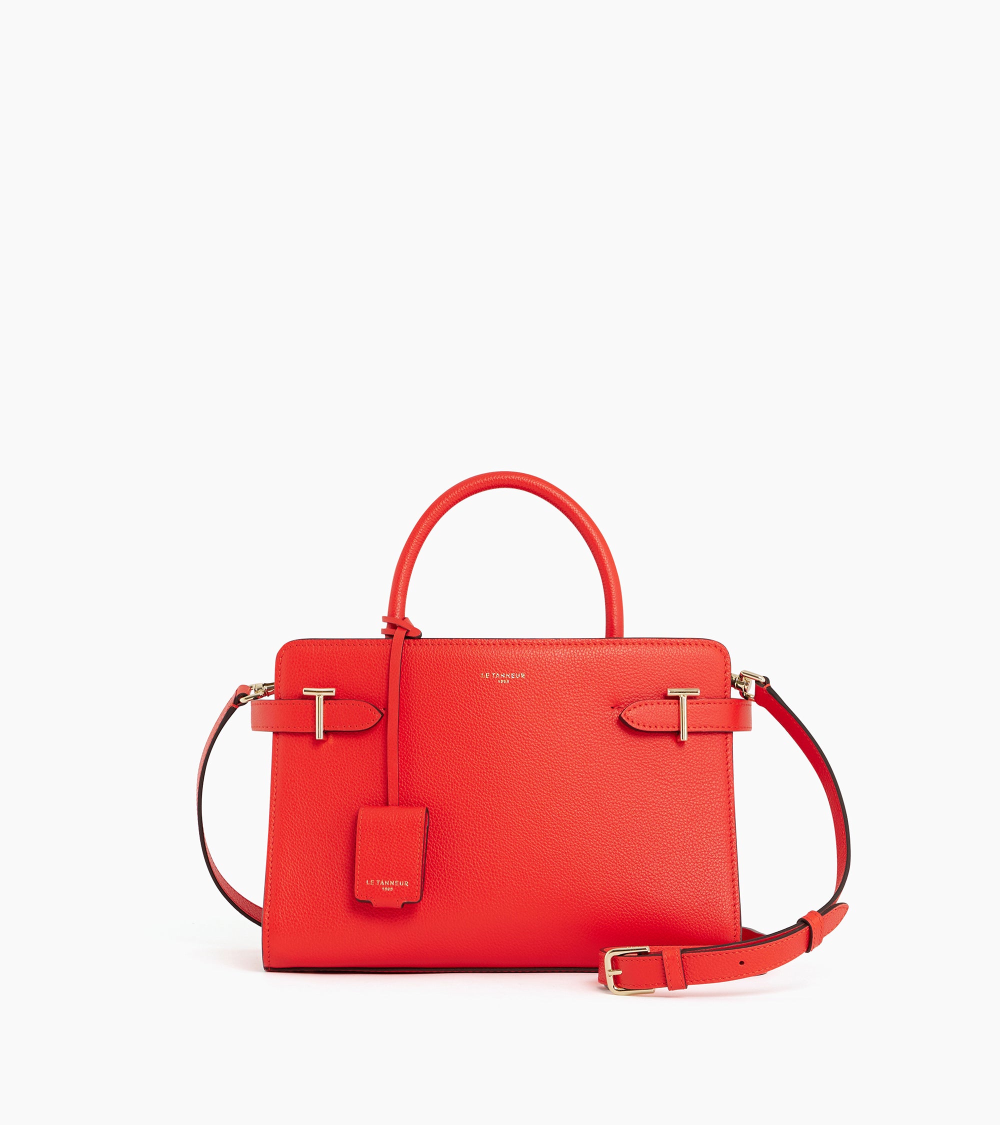 Emilie medium-sized handbag in grained leather