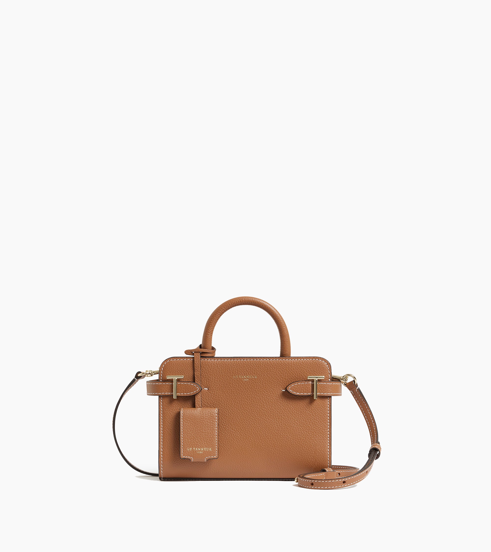 Emilie mini handbag in grained leather