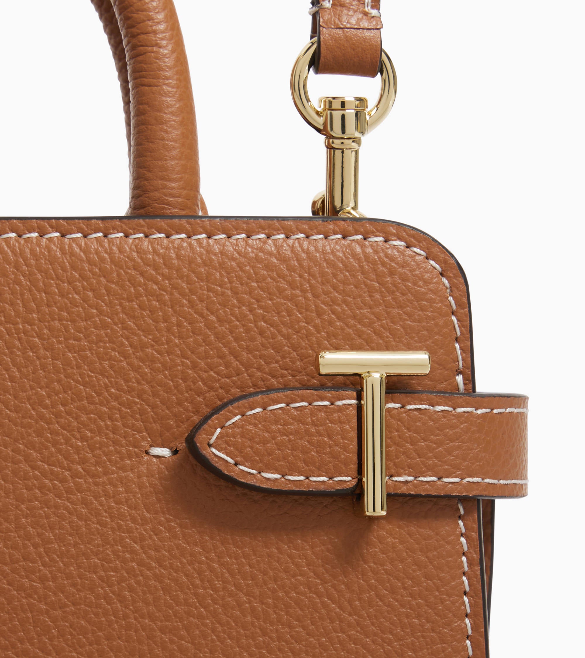 Emilie mini handbag in grained leather