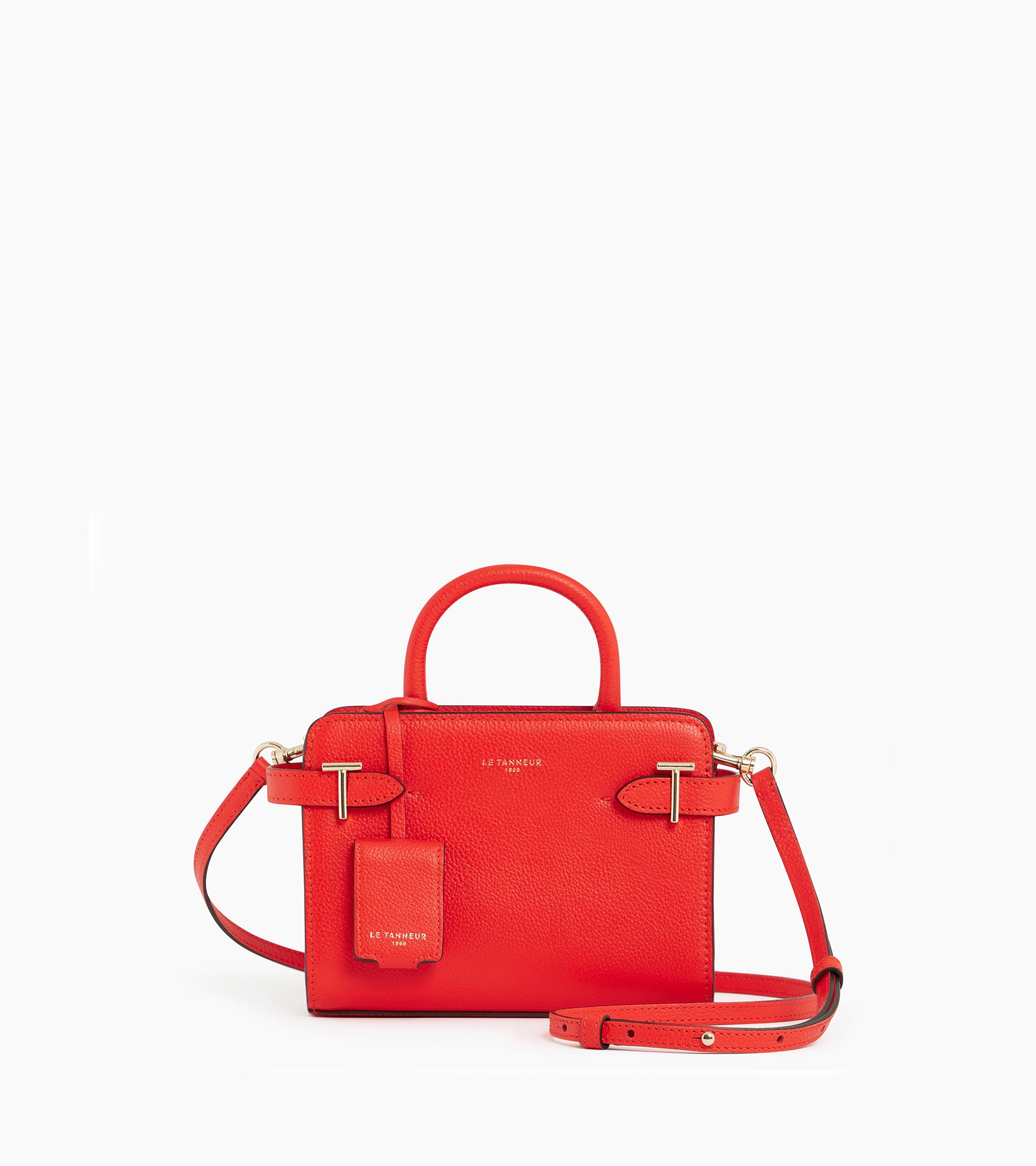 Emilie mini handbag in grained leather