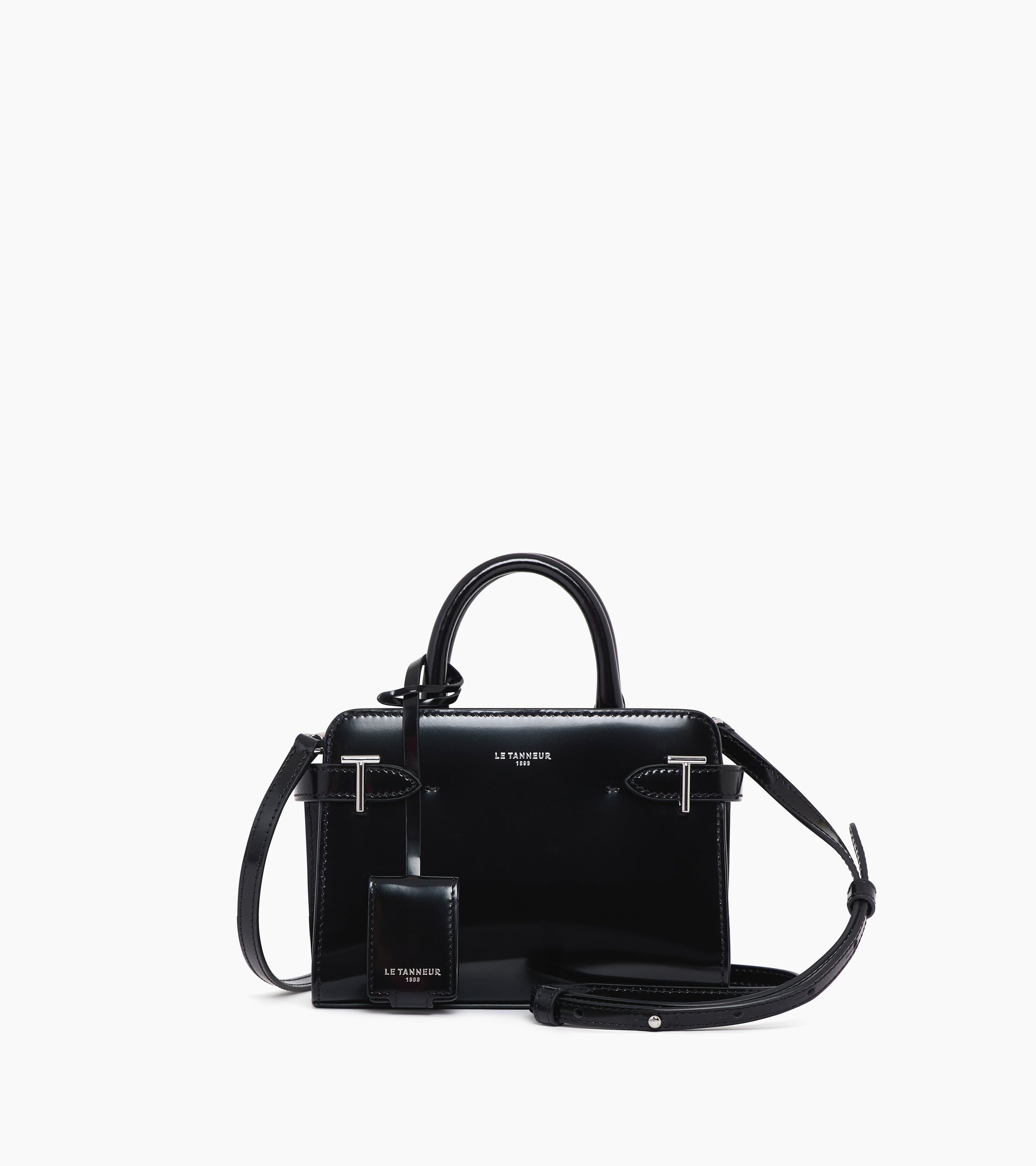 Emilie mini handbag in patent leather