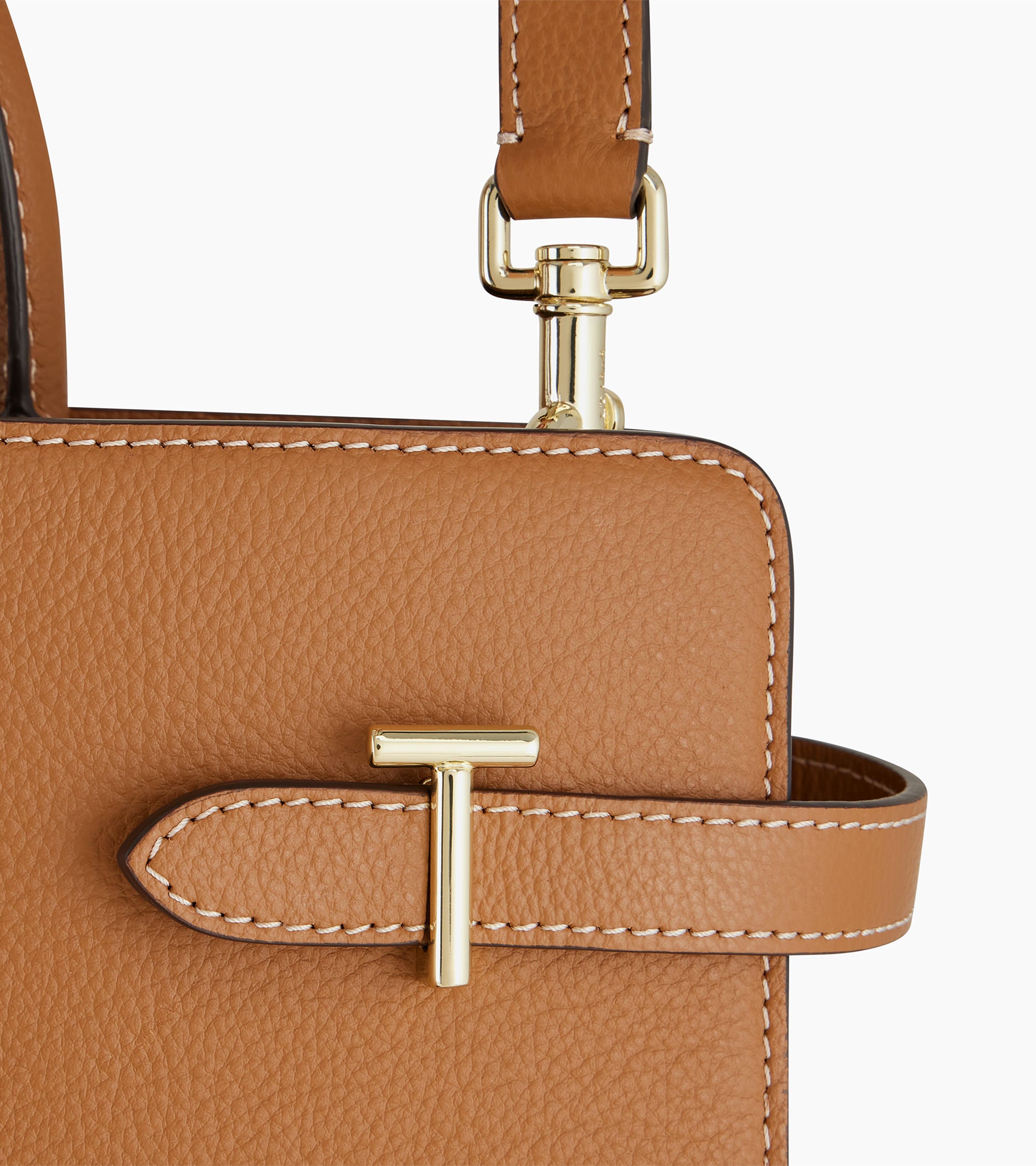 Emilie large handbag in grained leather