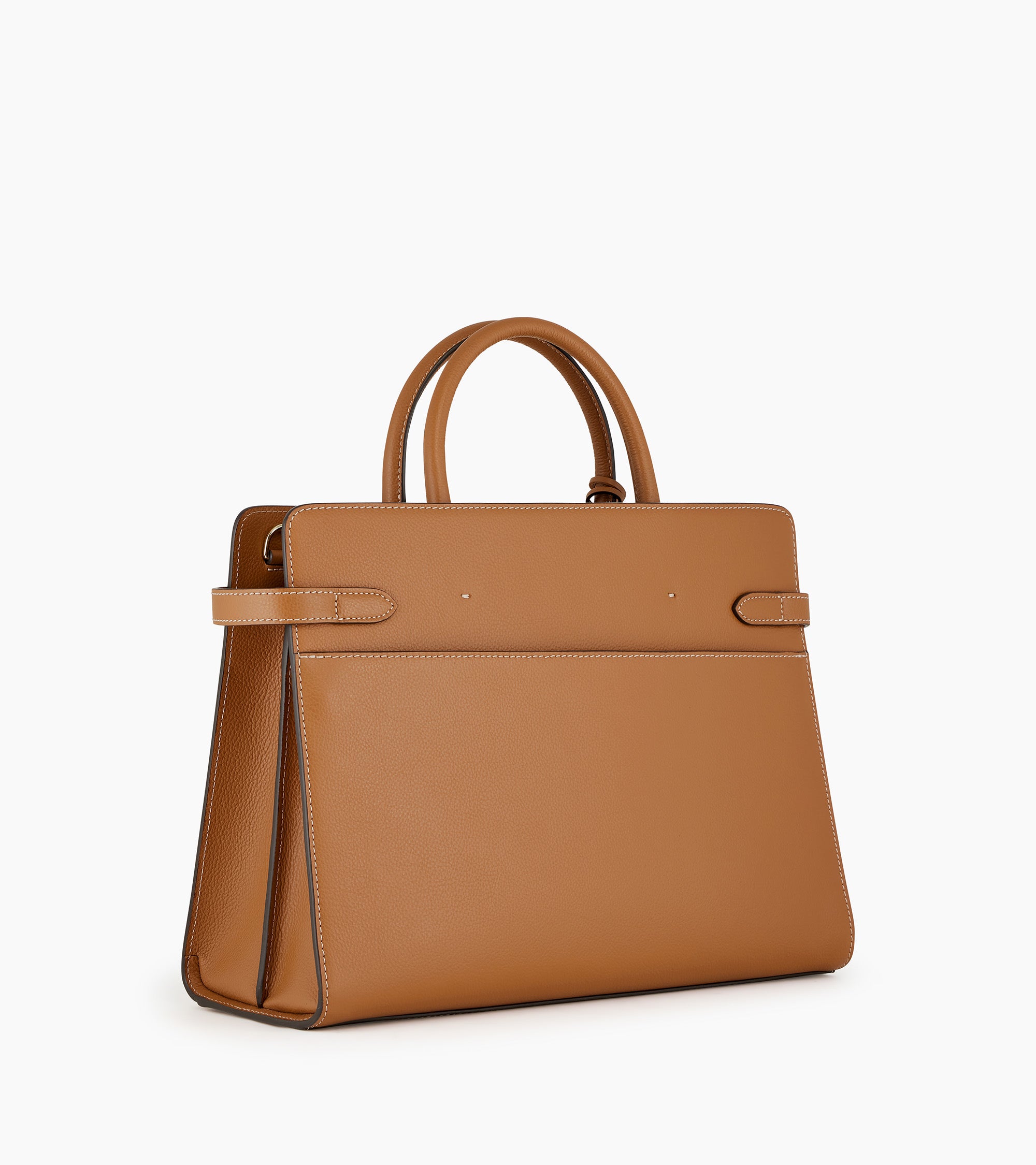 Emilie large handbag in grained leather