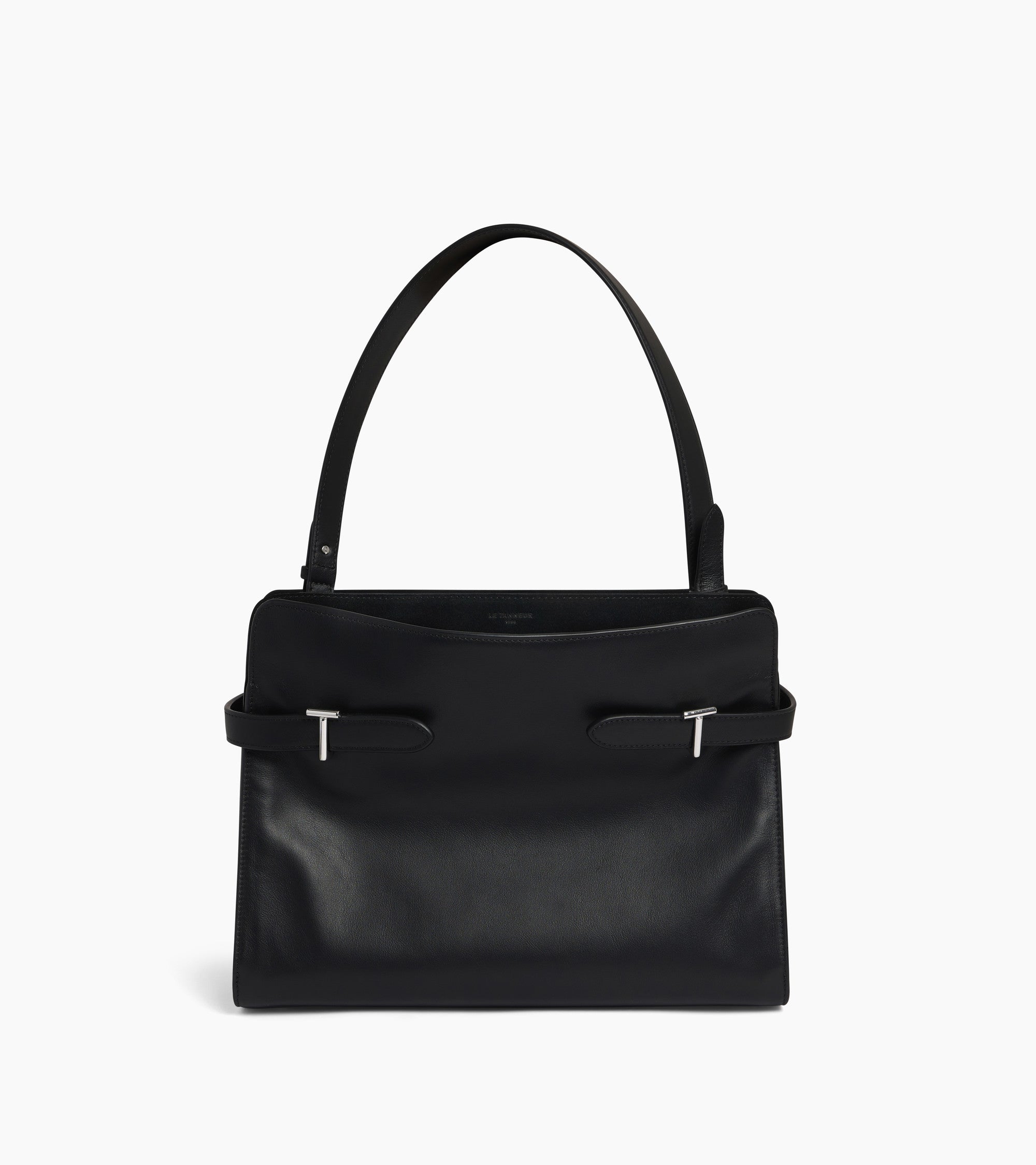 Emie large shoulderbag in smooth leather and nubuck