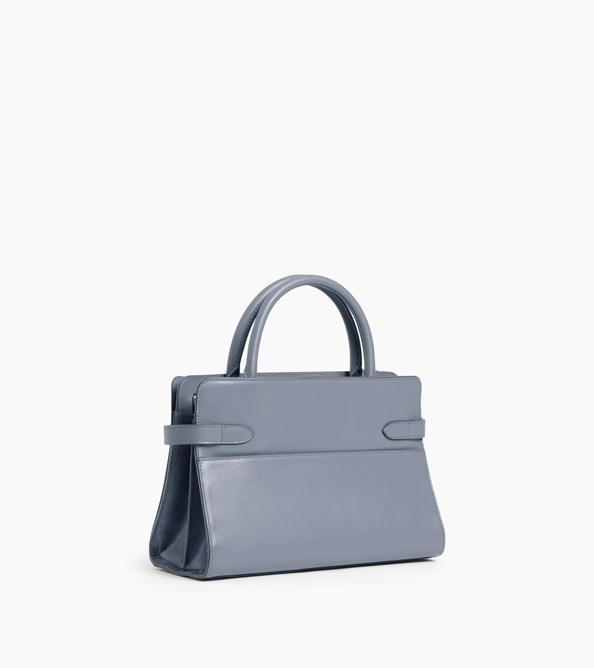 Emie medium handbag in smooth leather and nubuck