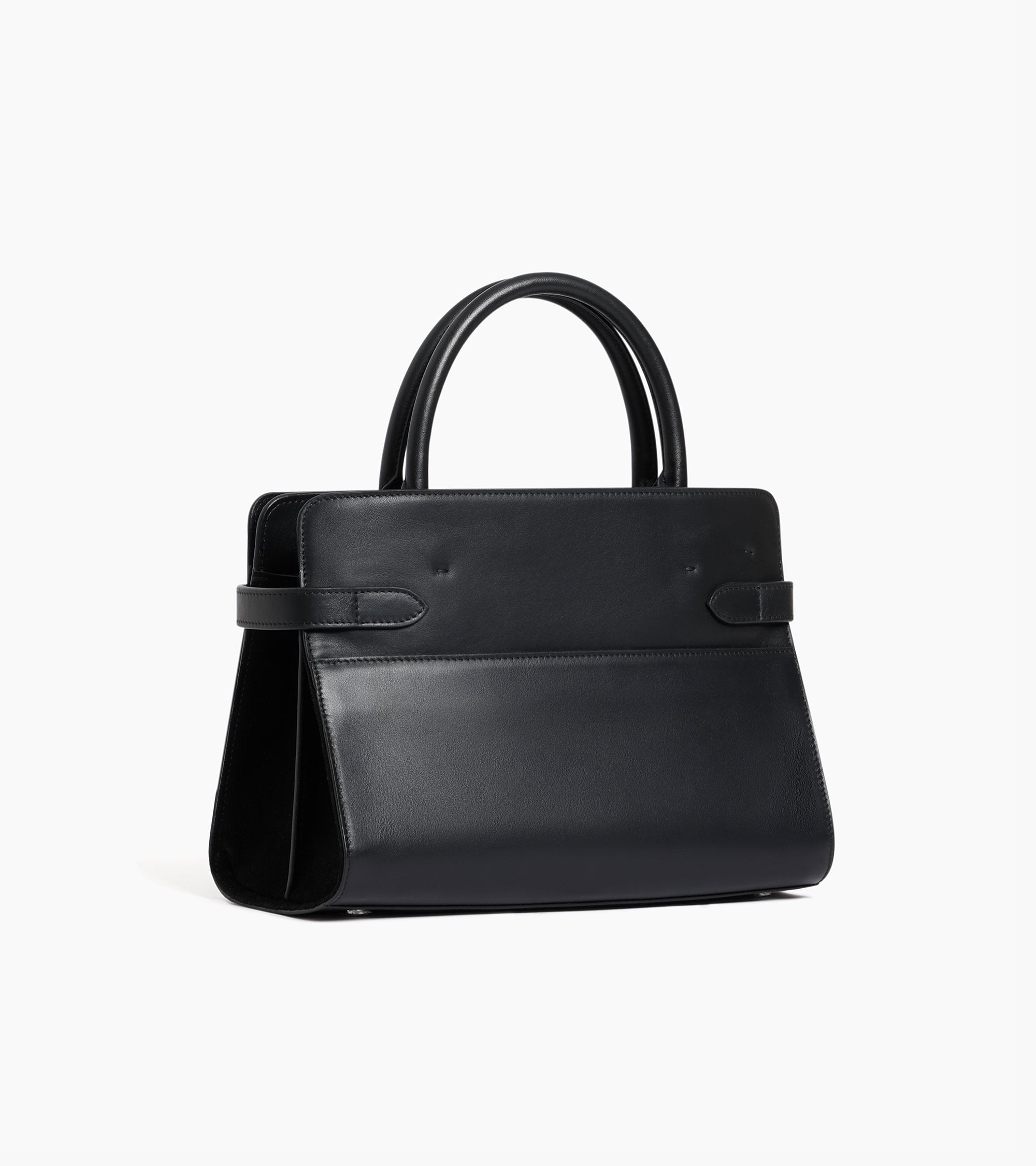 Emie medium handbag in smooth leather and nubuck