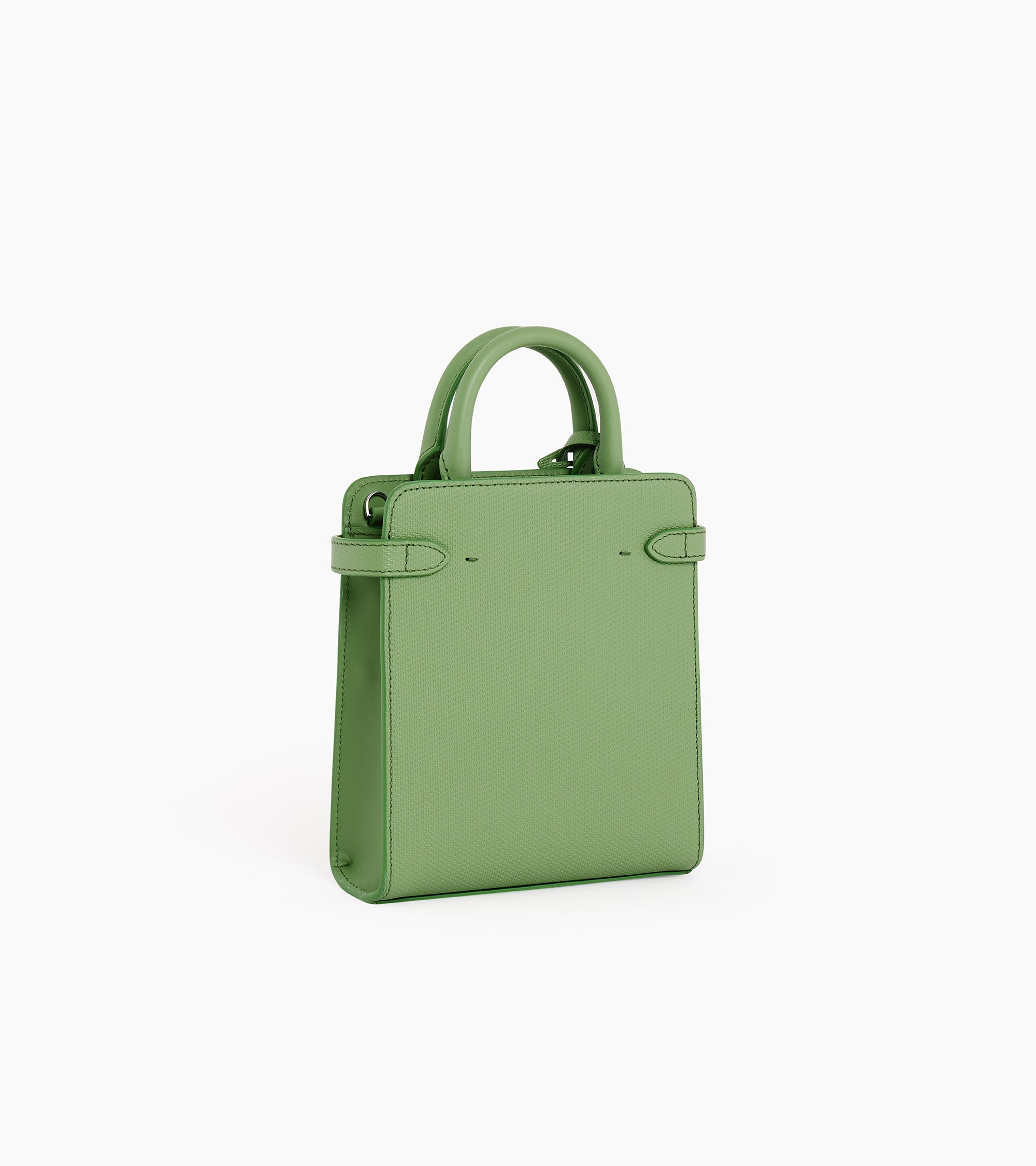 Emilie small vertical handbag in signature T leather