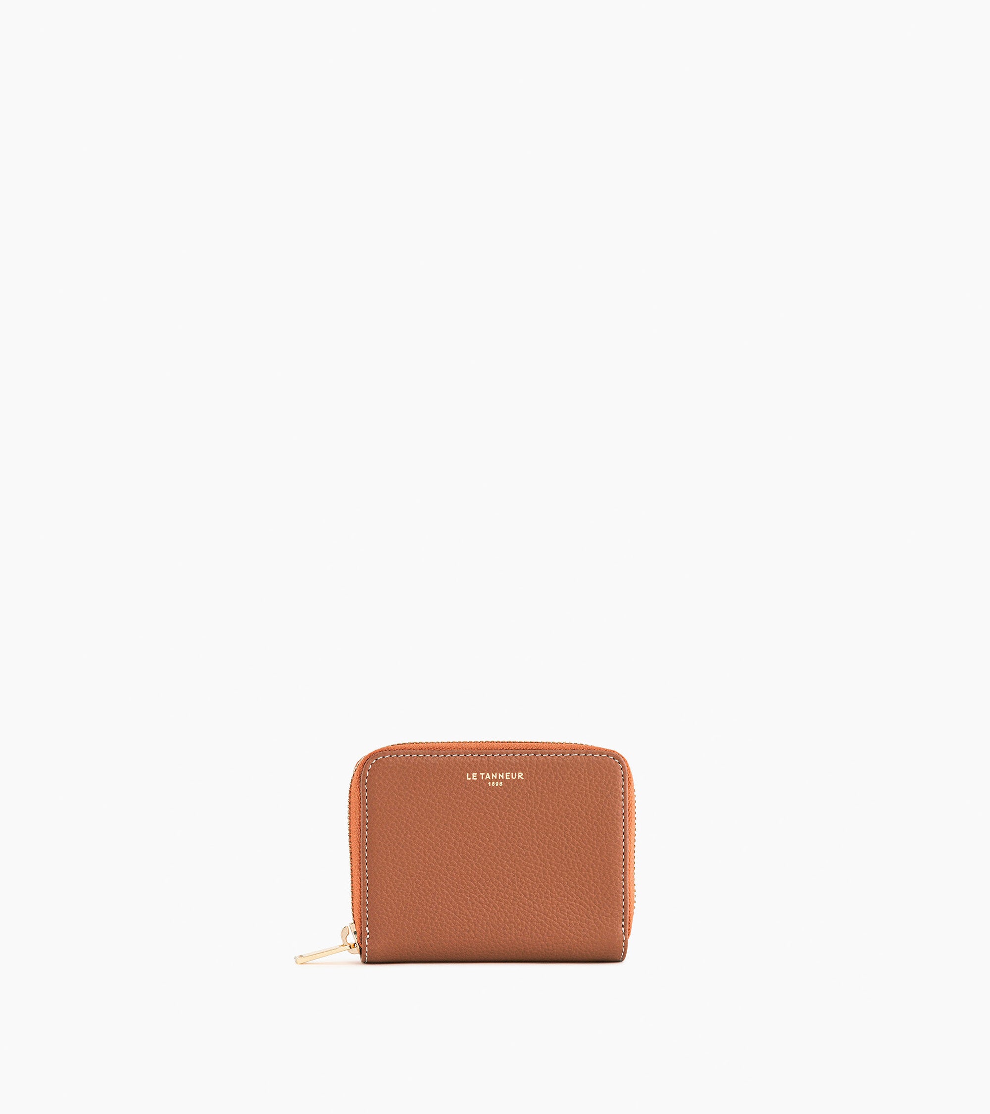 Emilie coin purse in grained leather