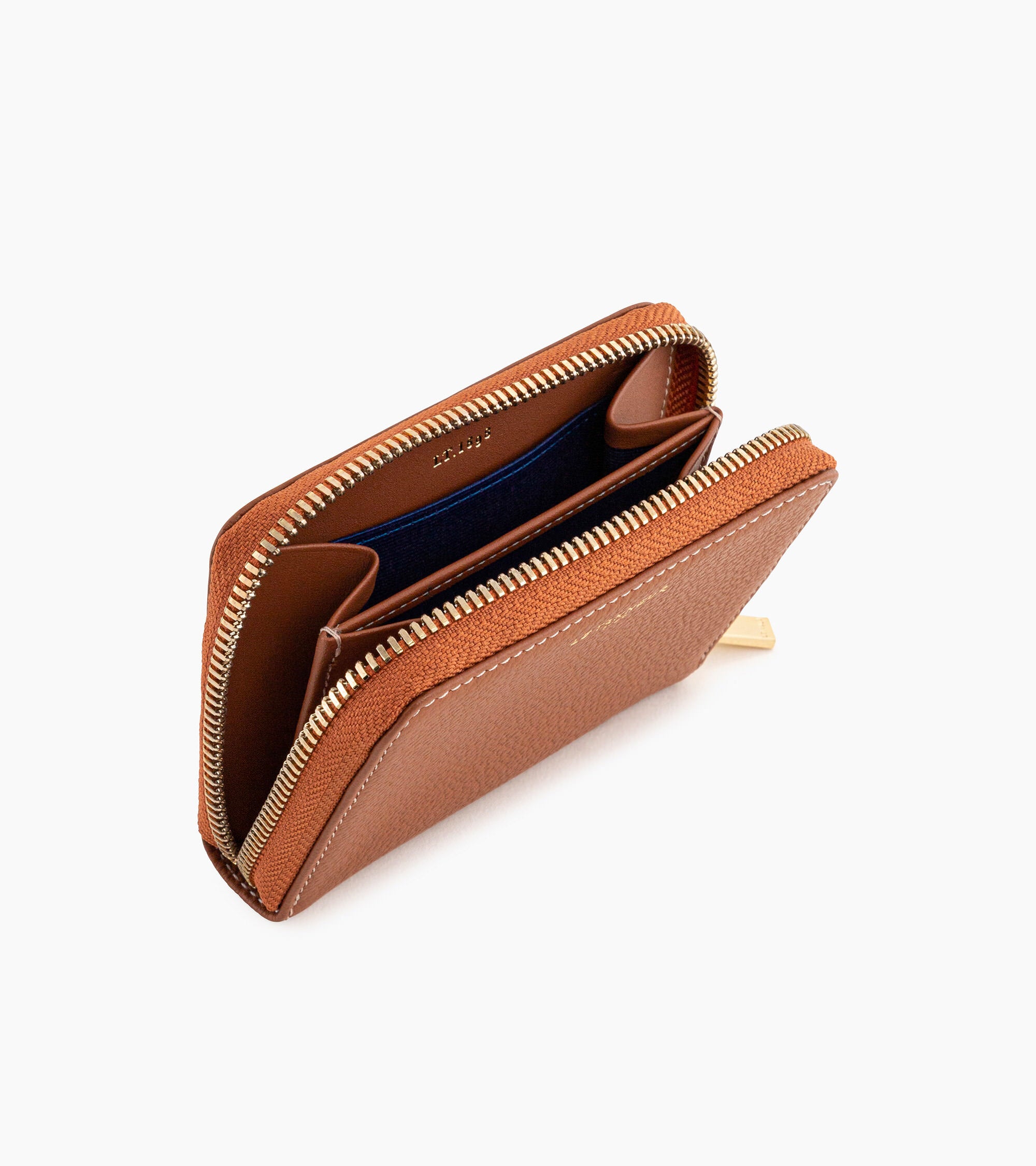 Emilie coin purse in grained leather