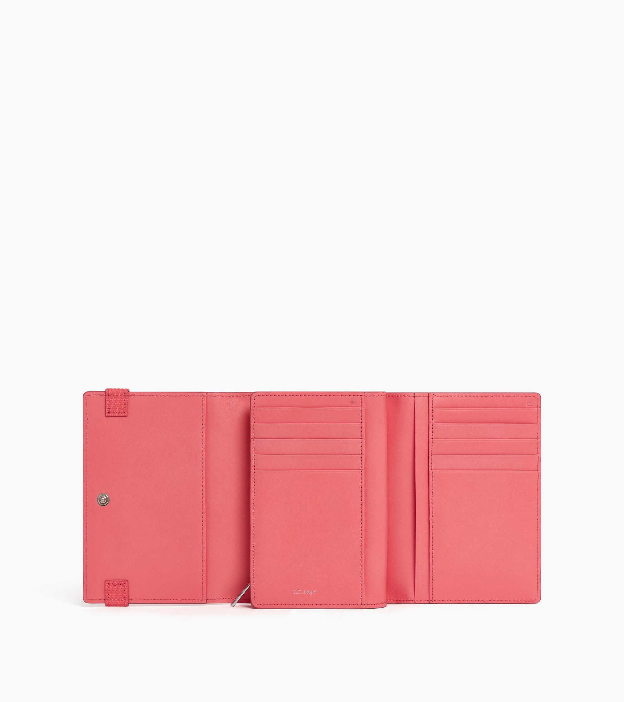 Emilie wallet in signature T leather