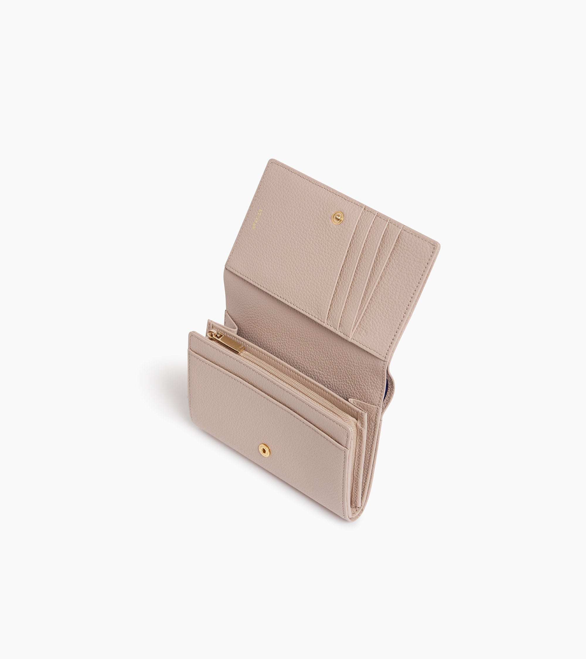 Emilie wallet in grained leather