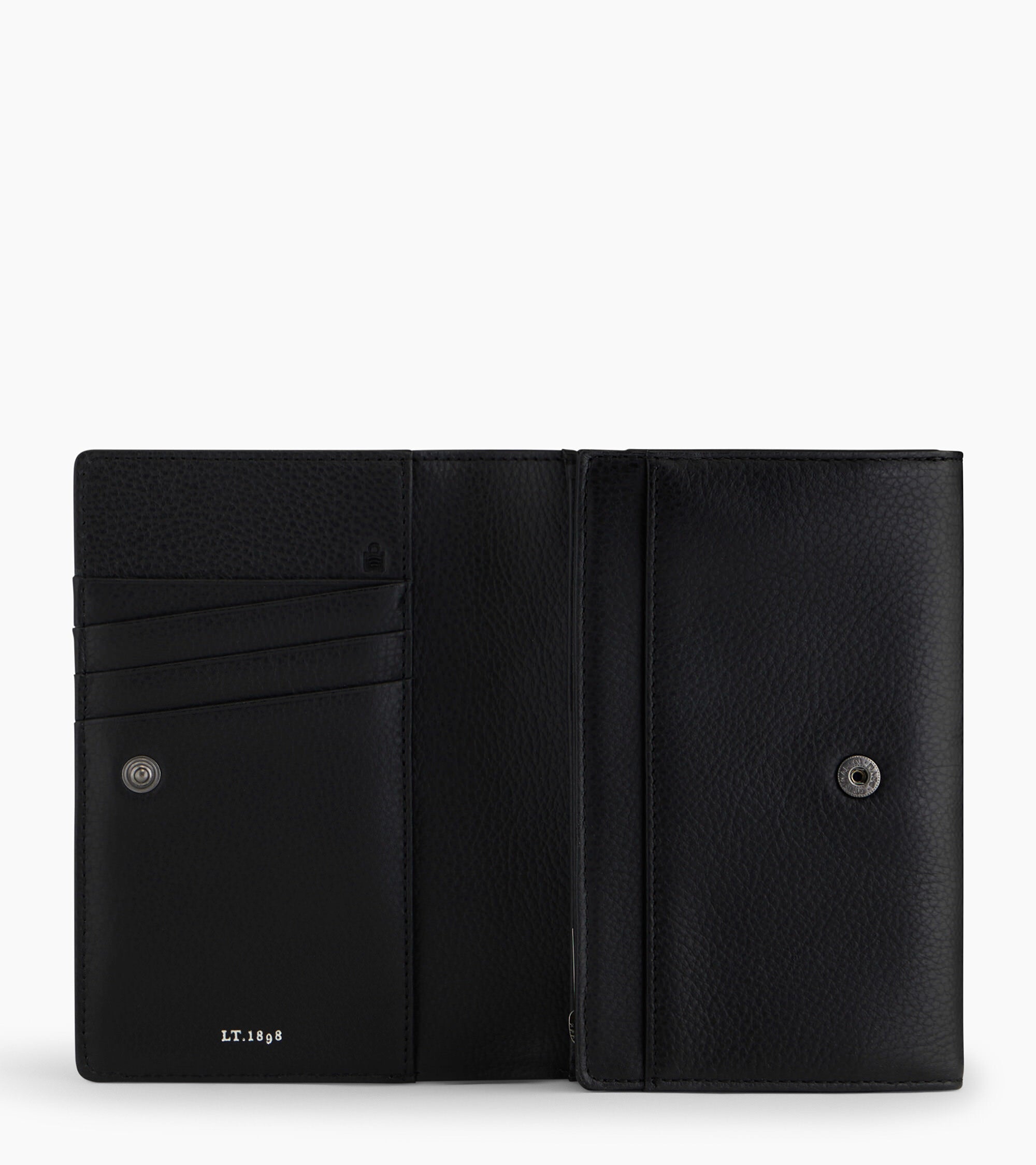 Emilie wallet in grained leather