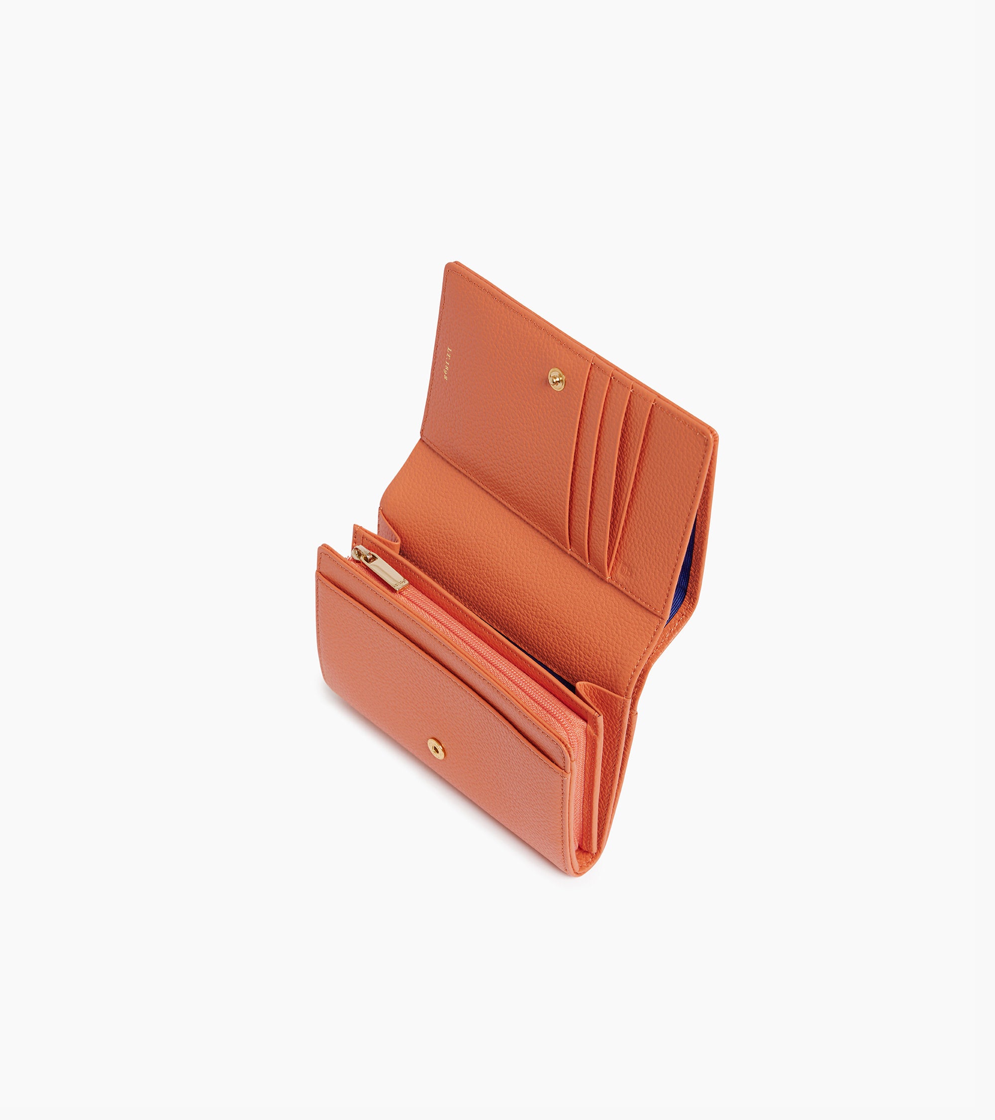 Emilie wallet in grained leather