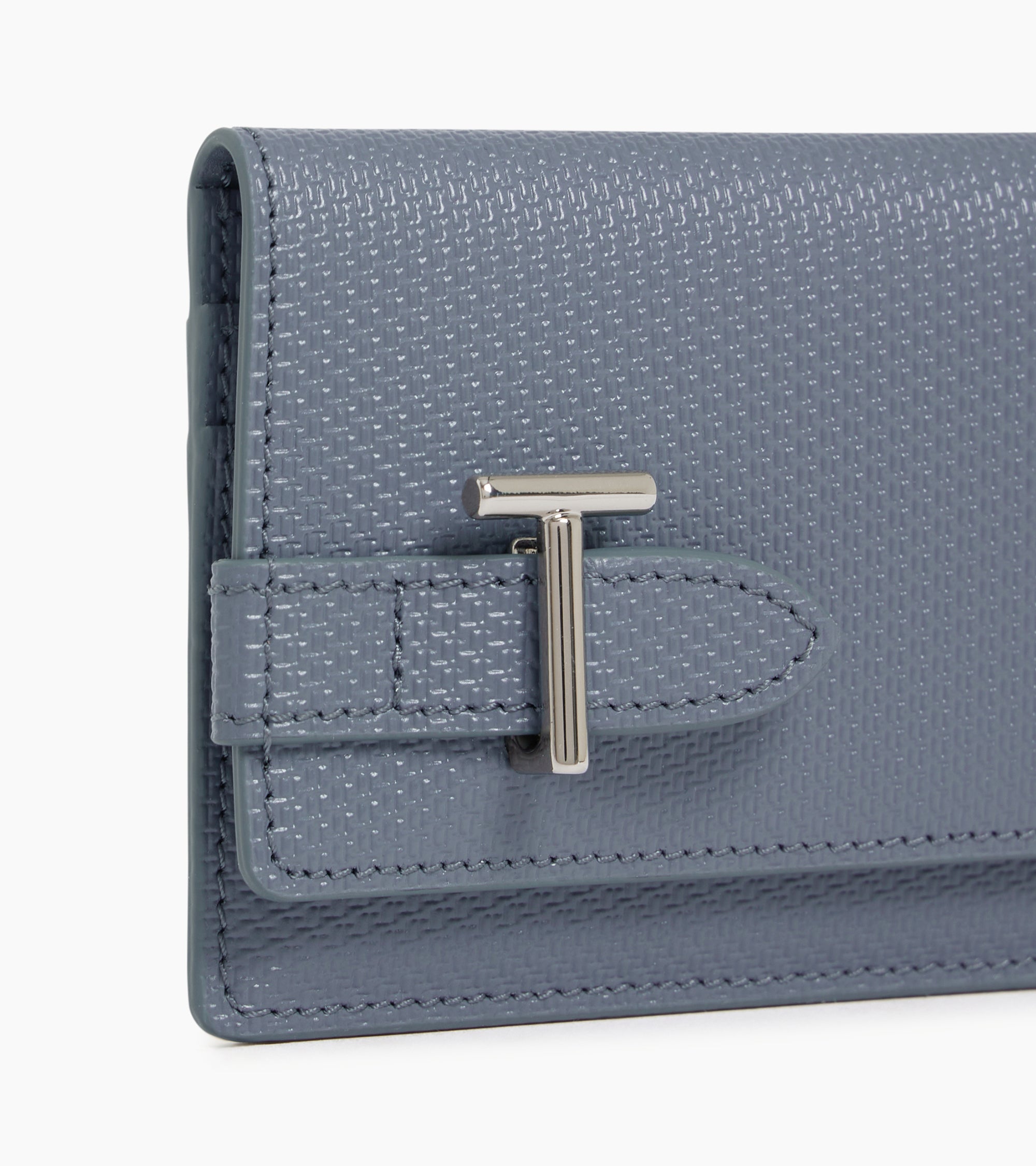 Emilie flap cardholder in signature T leather