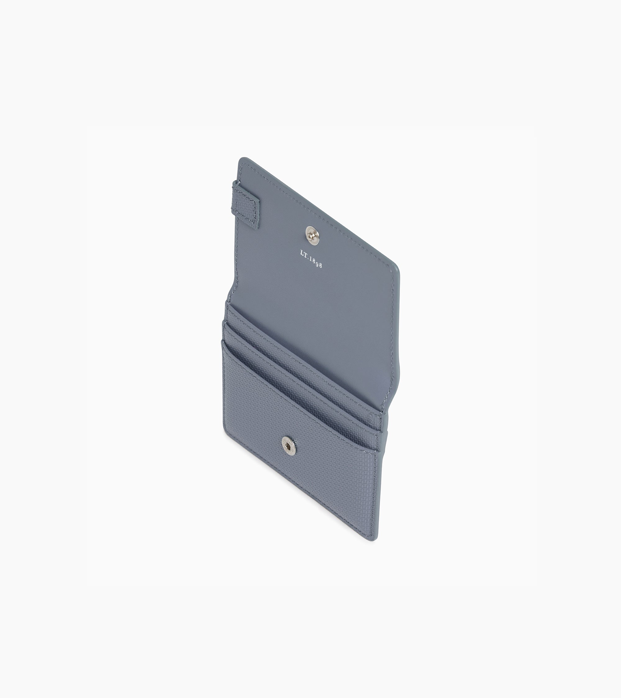 Emilie flap cardholder in signature T leather