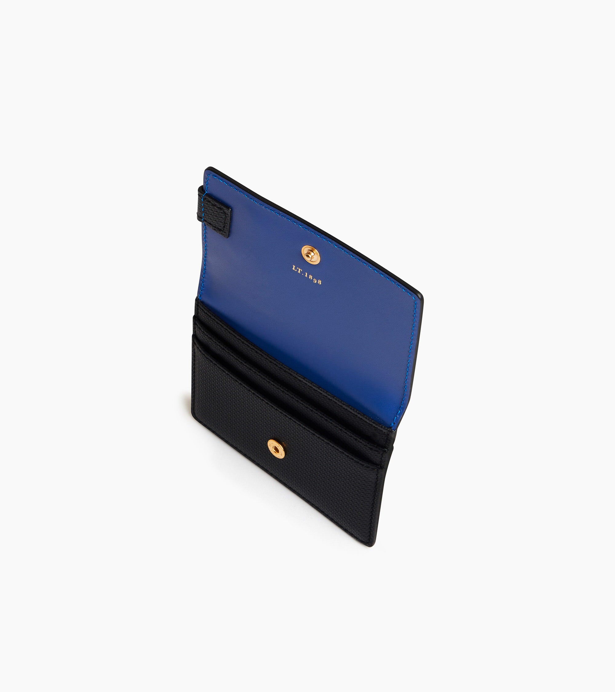 Emilie flap cardholder in signature T leather