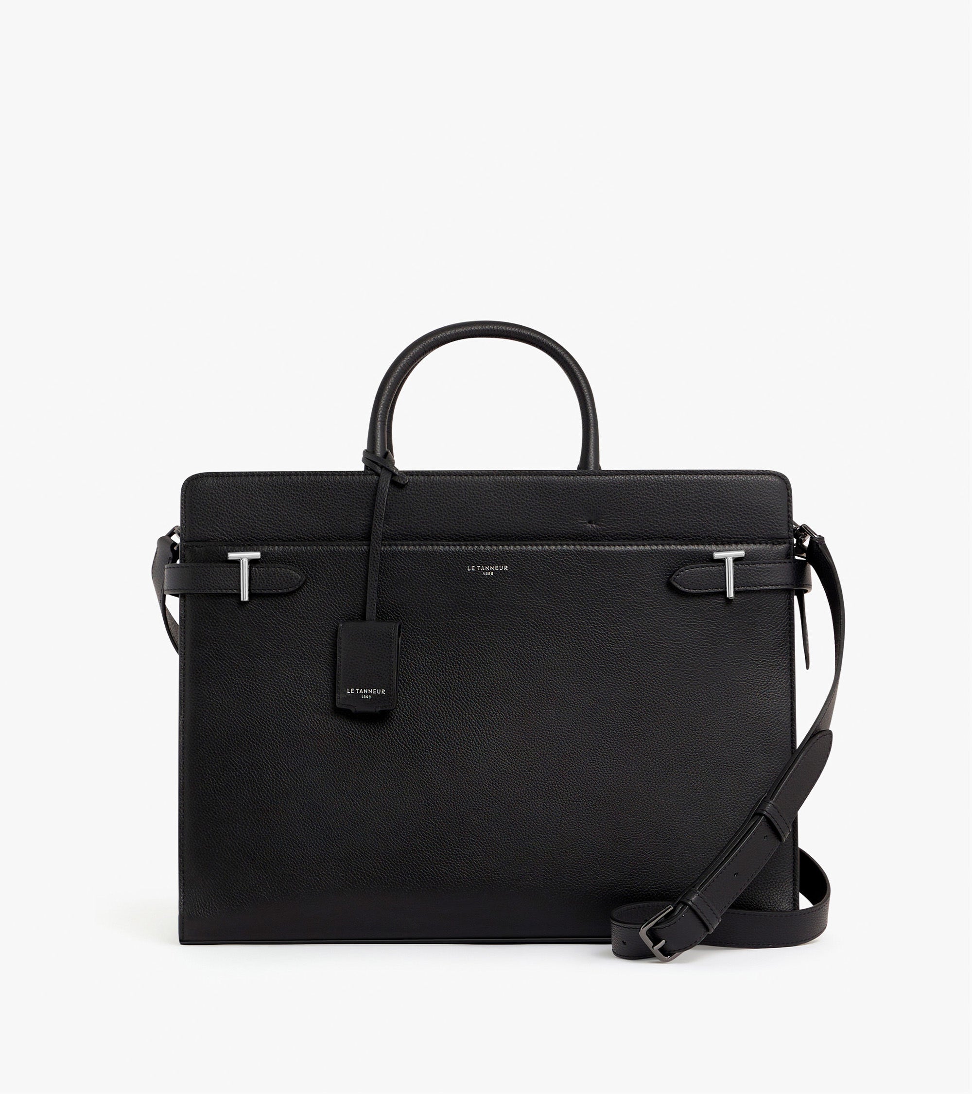 Emilie briefcase in grained leather