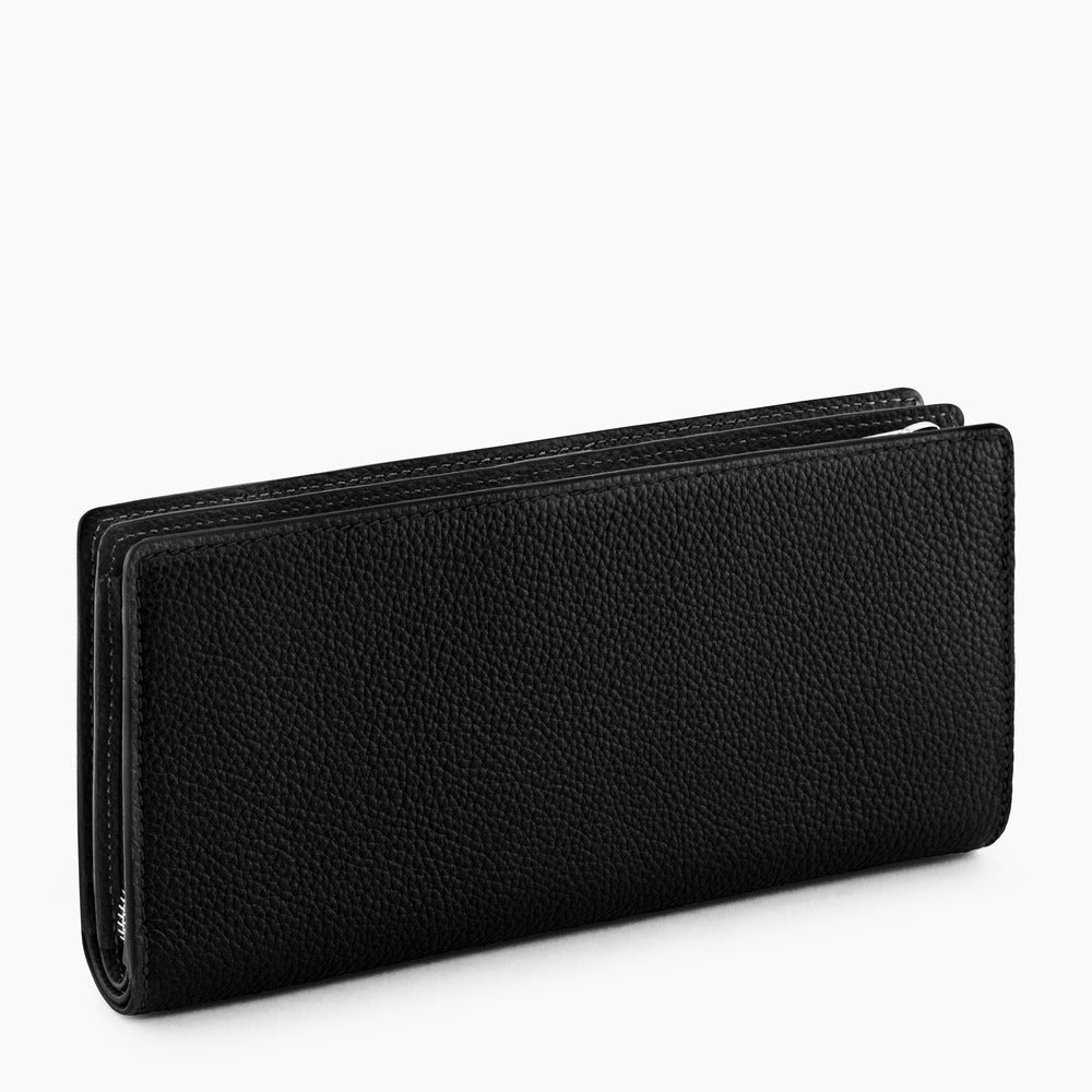 Gisèle grained leather large wallet