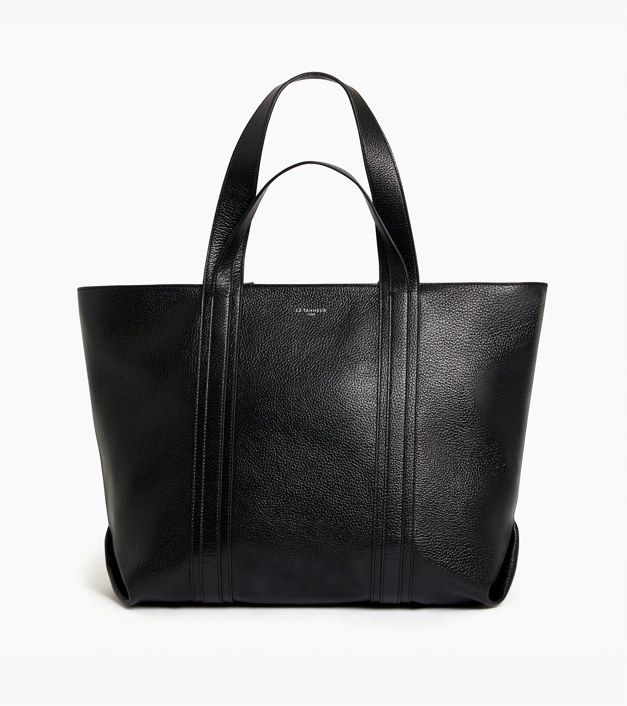 Grâce tote bag in grained leather