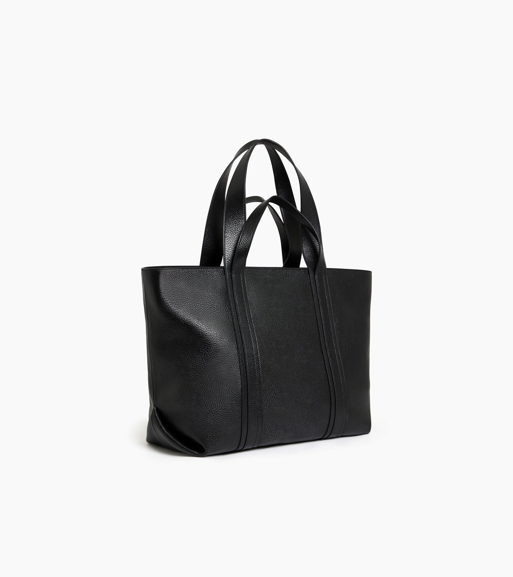 Grâce tote bag in grained leather